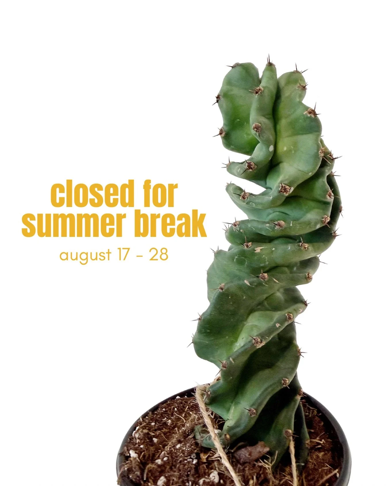 we&rsquo;re taking a little break.

see you August 29th!