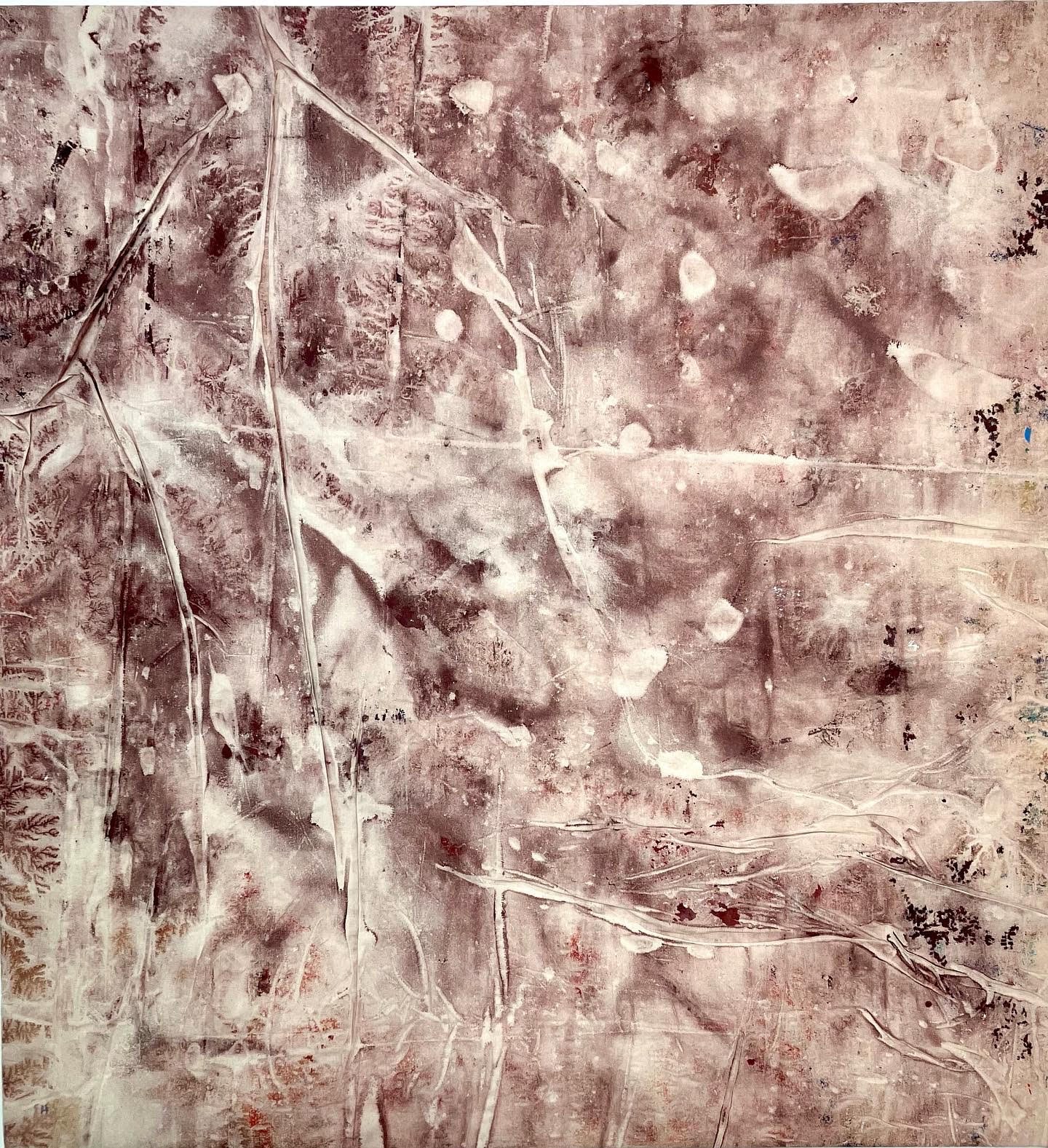 Mud, 2022, 140 x 130 cm, acrylic on canvas
