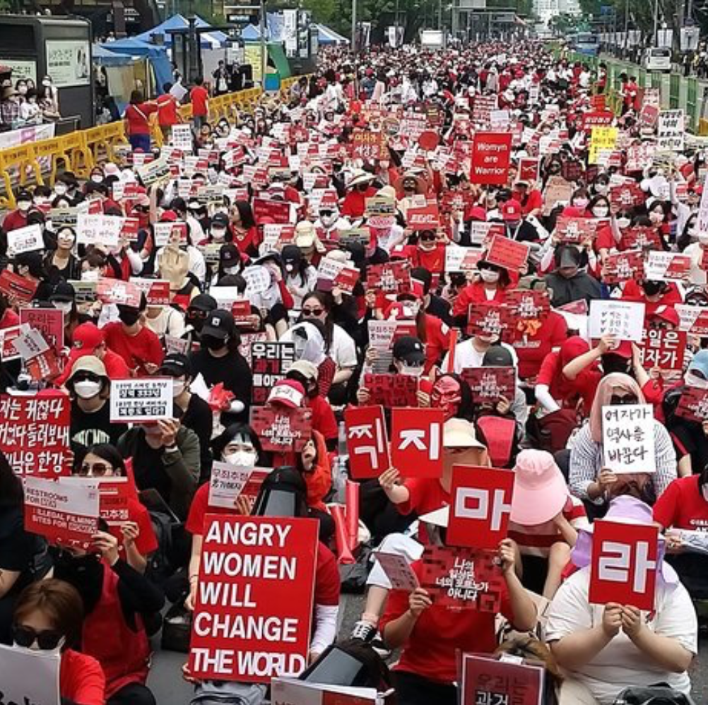 Spy-Cam Porn Protests in South Korea