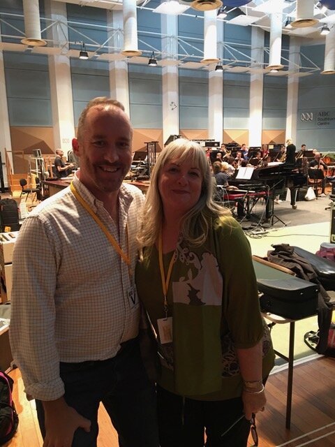 MSO Rehersal rooms for George Michael show with Producer Mark Sutcliffe