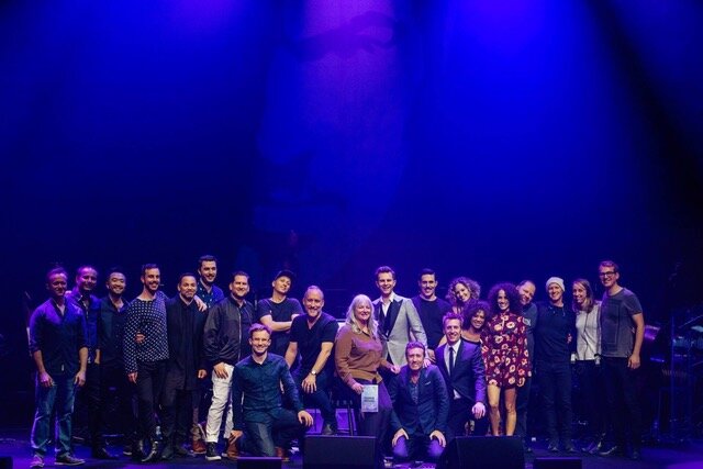 Cast and crew George Michael ‘Praying for Time’ Sydney Opera House stage