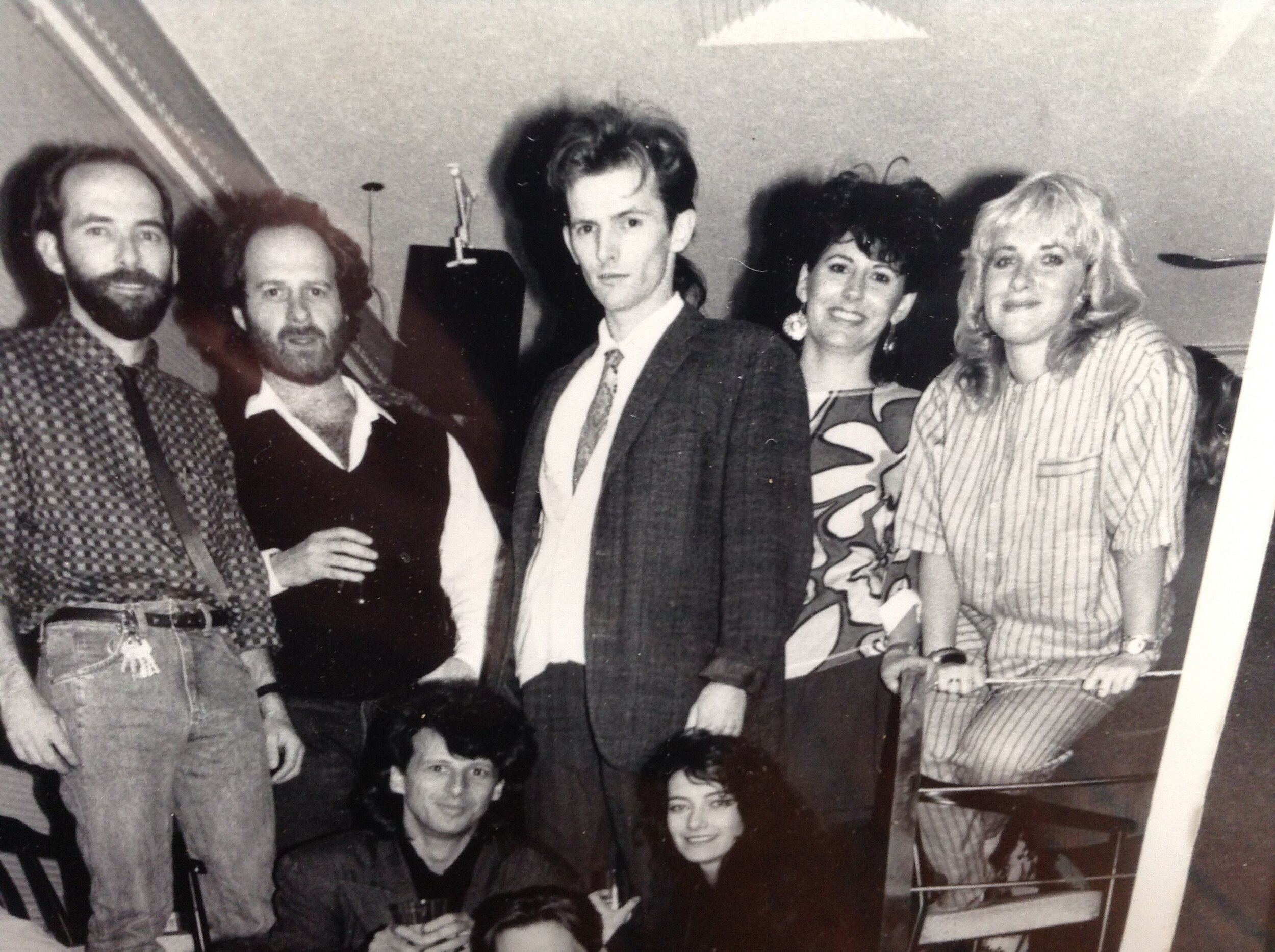 Record Launch for The Models in Sydney with Michael Gudinski, Sean Kelly and Sue McAullay