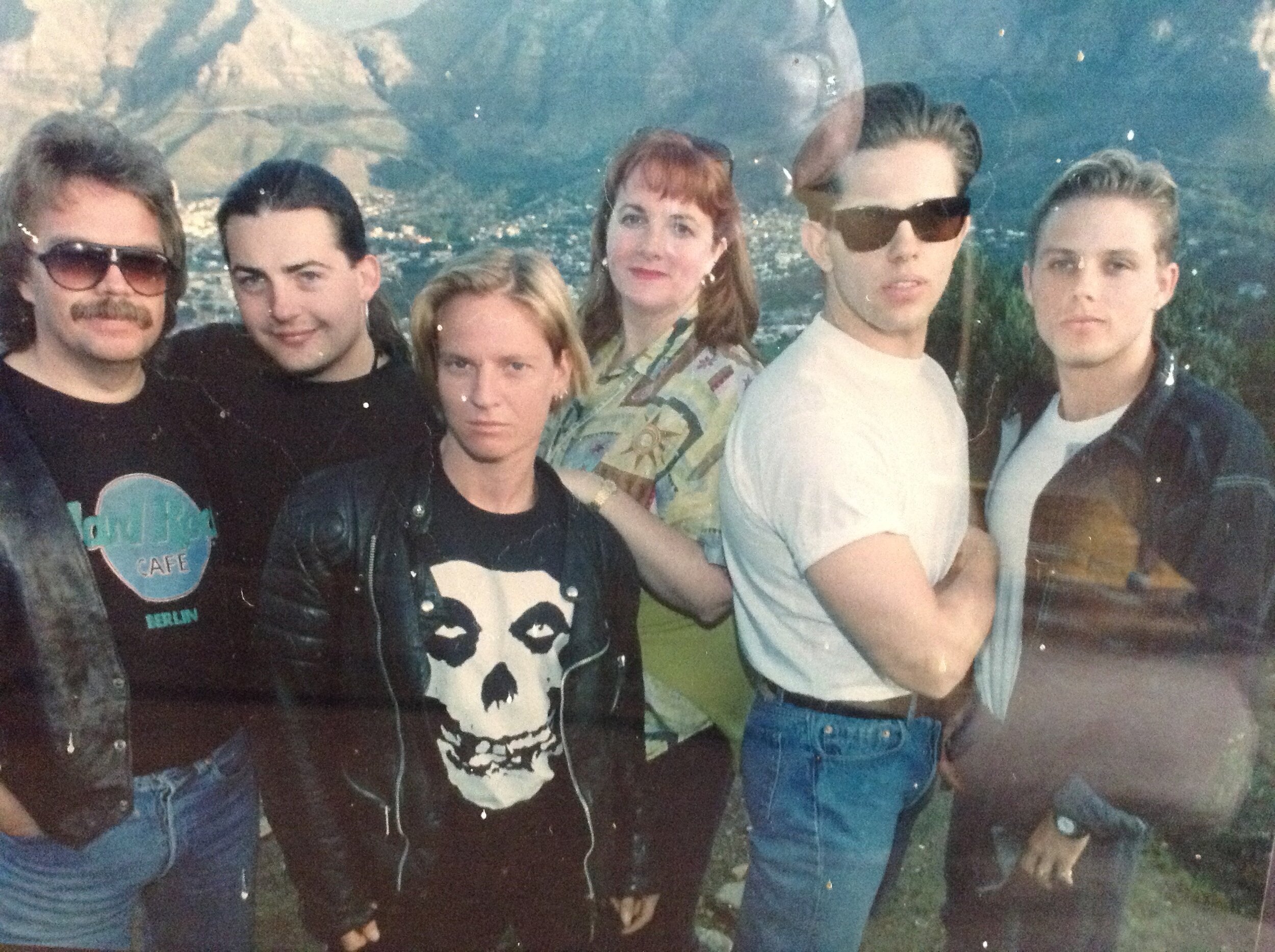 On tour with Indecent Obsession in Capetown South Africa - with a brilliant record man Stuart Watson