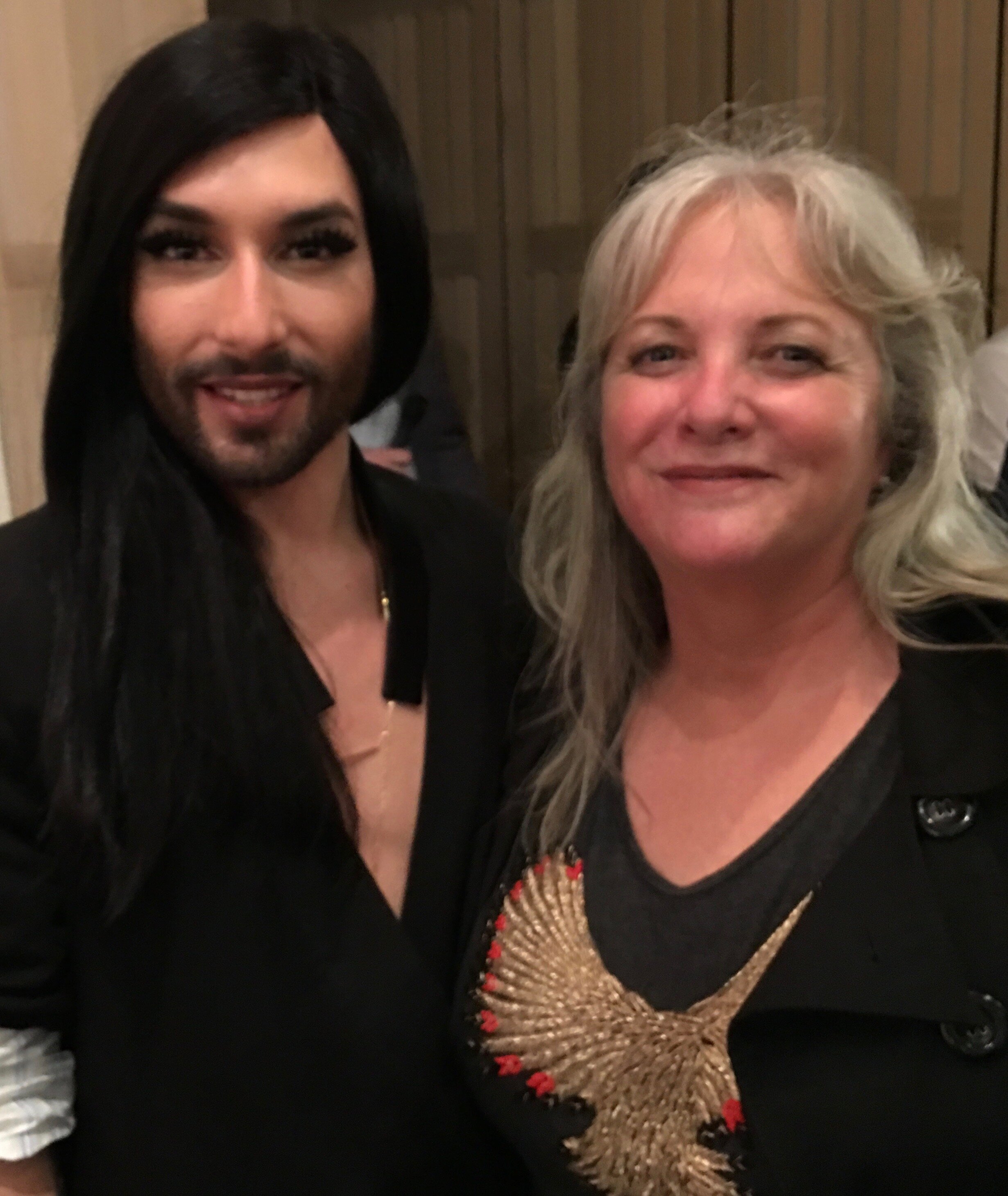 Eurovision’s Conchita what a star !!