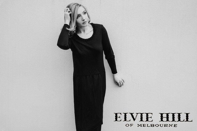 My daughter Olivia modelling her grandmothers designs for the fashion retrospective in 2017.