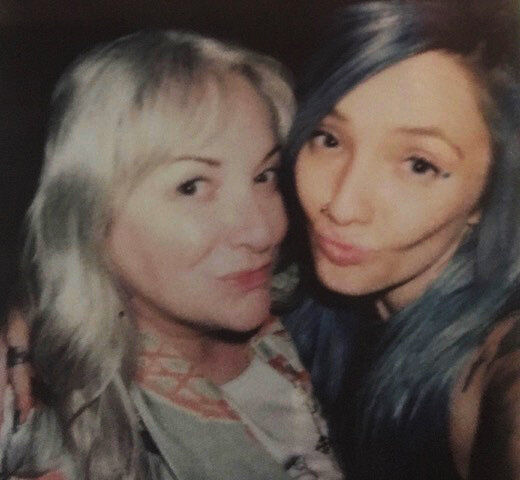 Olivia and I hamming it up, not unusual ….