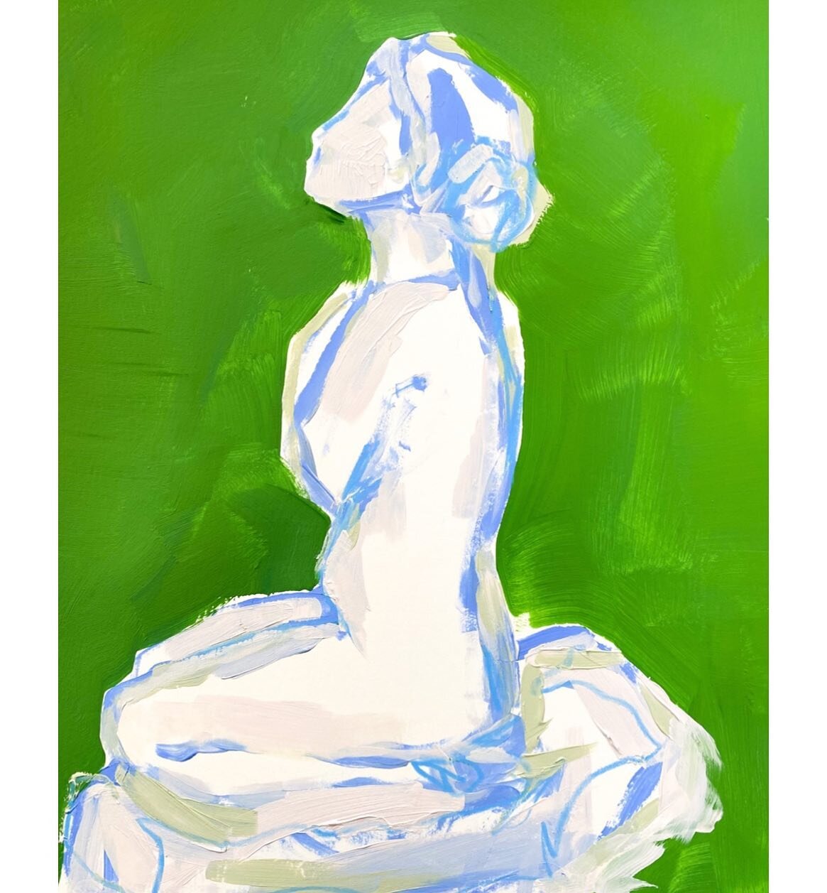 Find your inner light and feed it until it shines. Feed it with your own kind thoughts, your own self love and watch it slowly grow and shine. Shine until you light up the whole damn room.
(Sold)

#amandatuckerart #figureart #greendecor