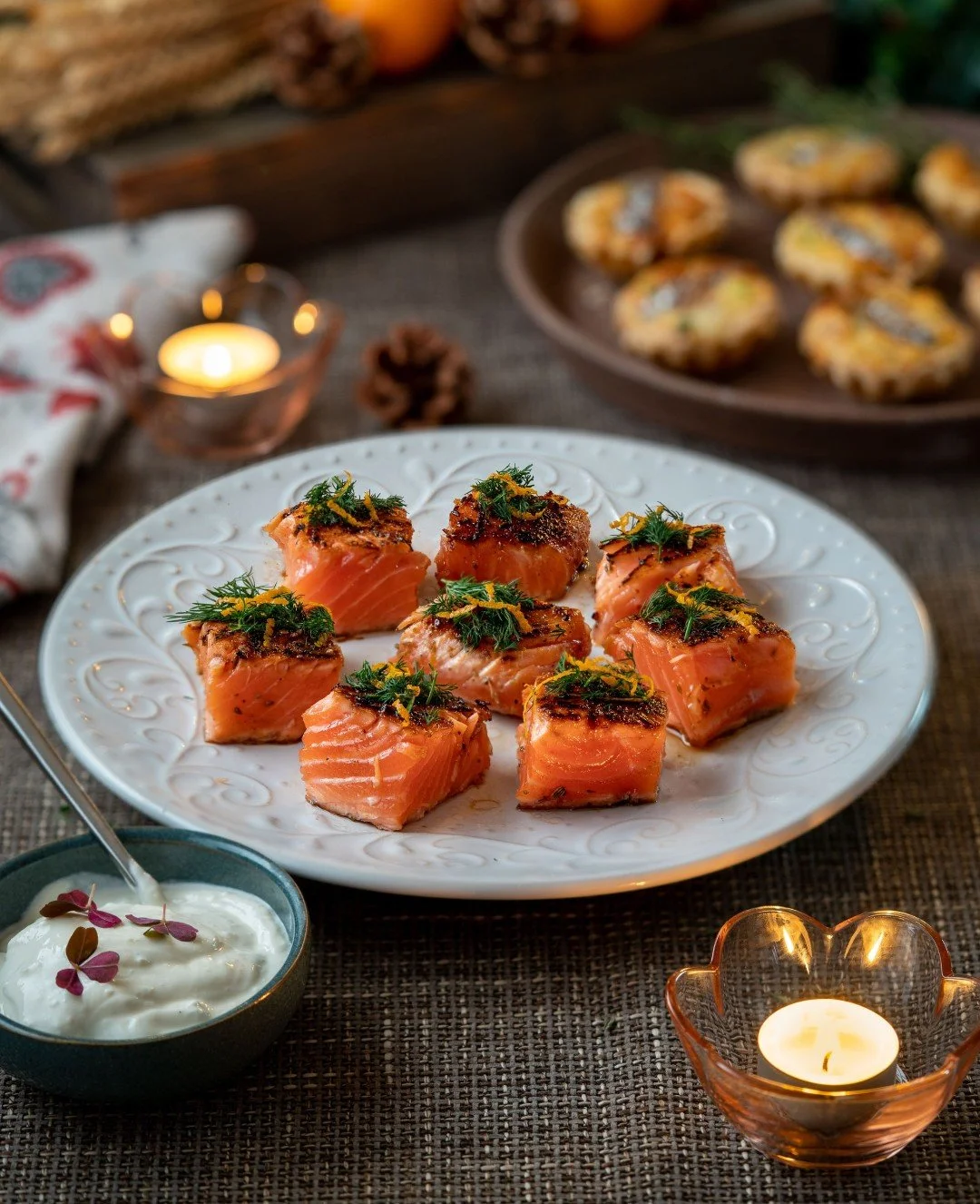 Apelsingravad halstrad lax