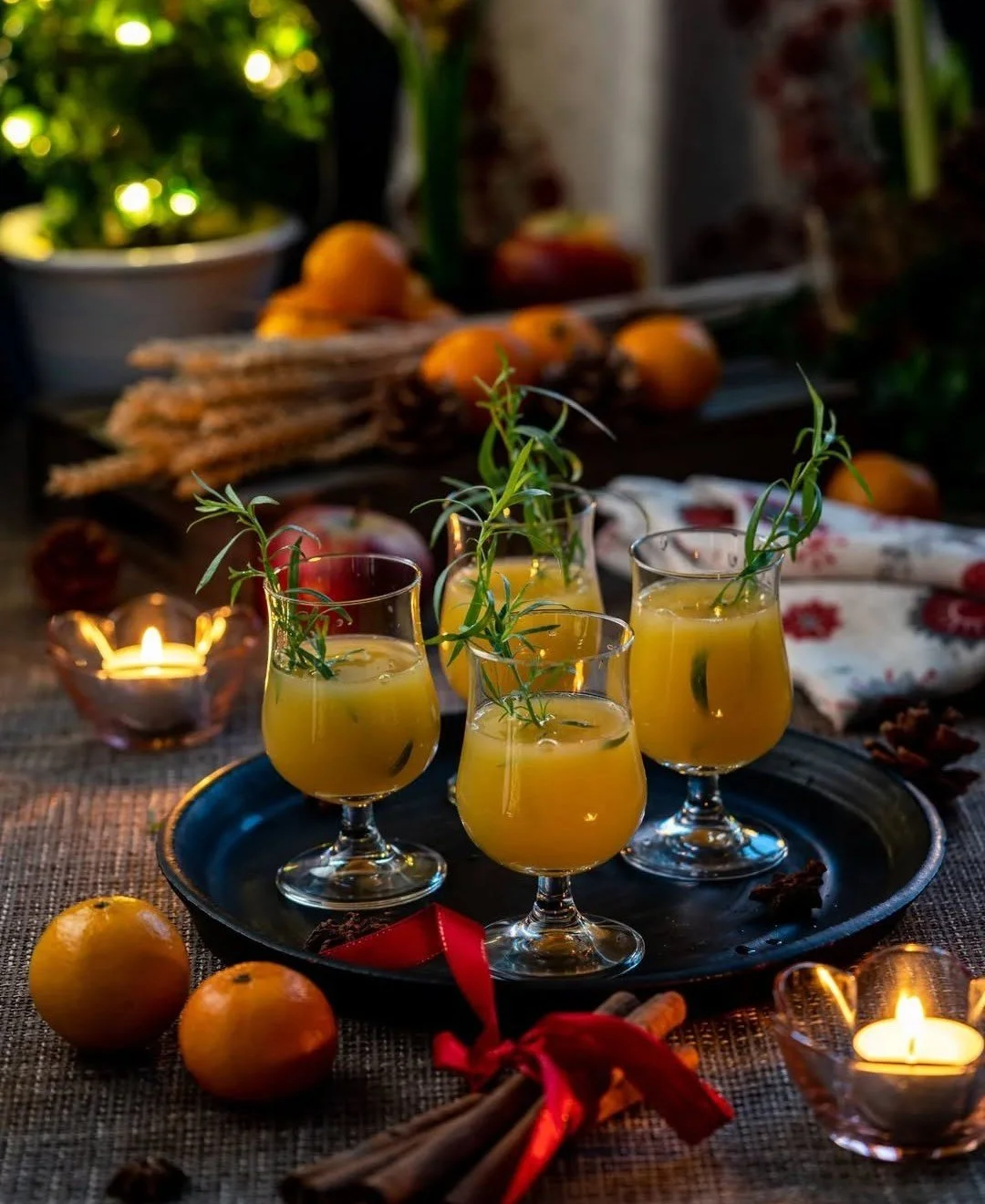 Clementindrink med rosmarin &amp; stjärnanis