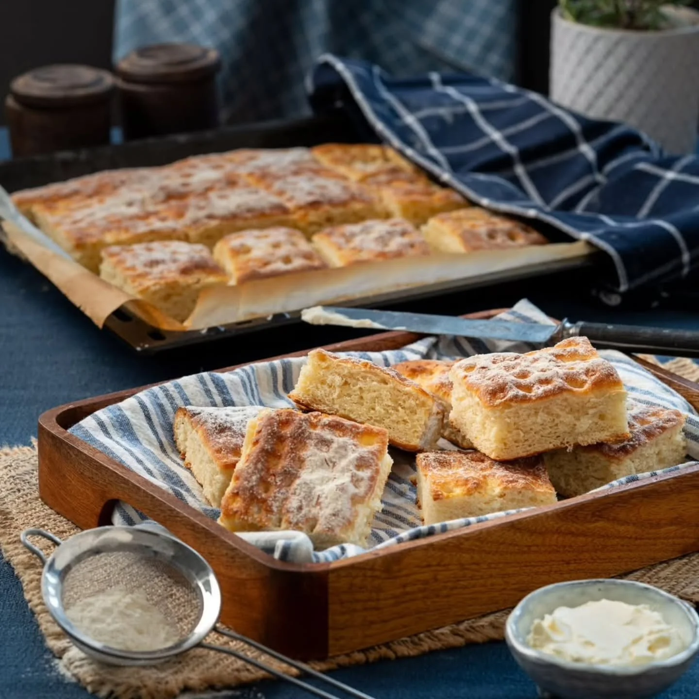 Till helgfrukosten, tekakor i l&aring;ngpanna. ☀️

Degen till tekakorna &auml;r enkel att arbeta med. Jag g&ouml;r tekakorna i l&aring;ngpanna s&aring; slipper man rulla en och en, ett bekv&auml;mt s&auml;tt som g&ouml;r tekakorna extra luftiga och s