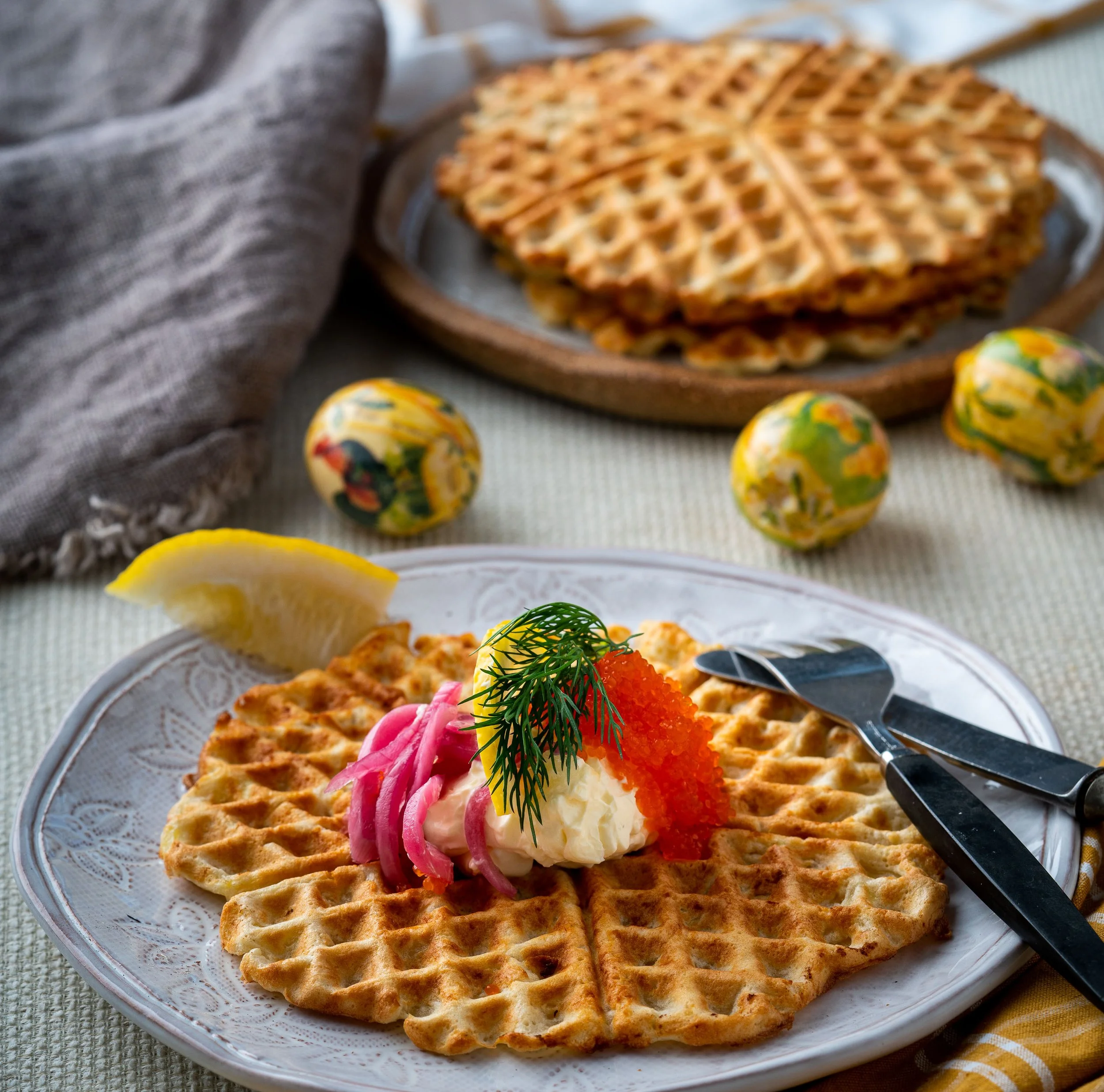 Raggmunkar i våffeljärn