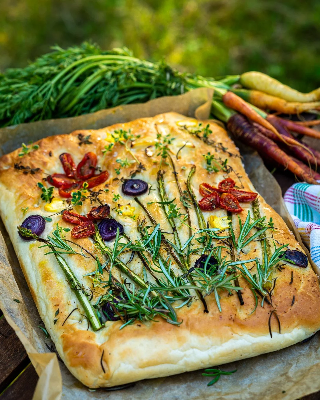 Trädgårdsfocaccia