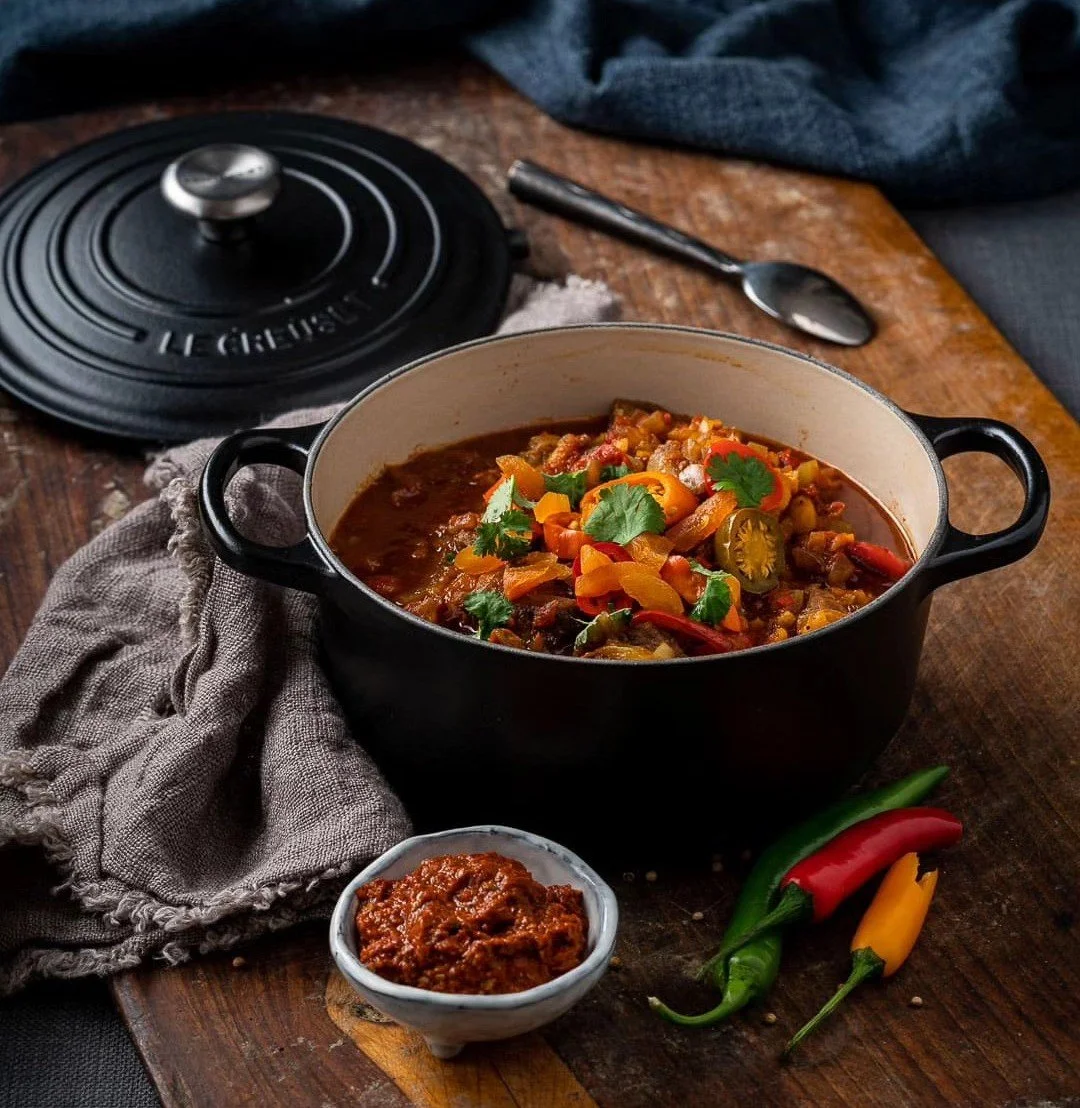 Högrevsgryta med Ras el Hanout