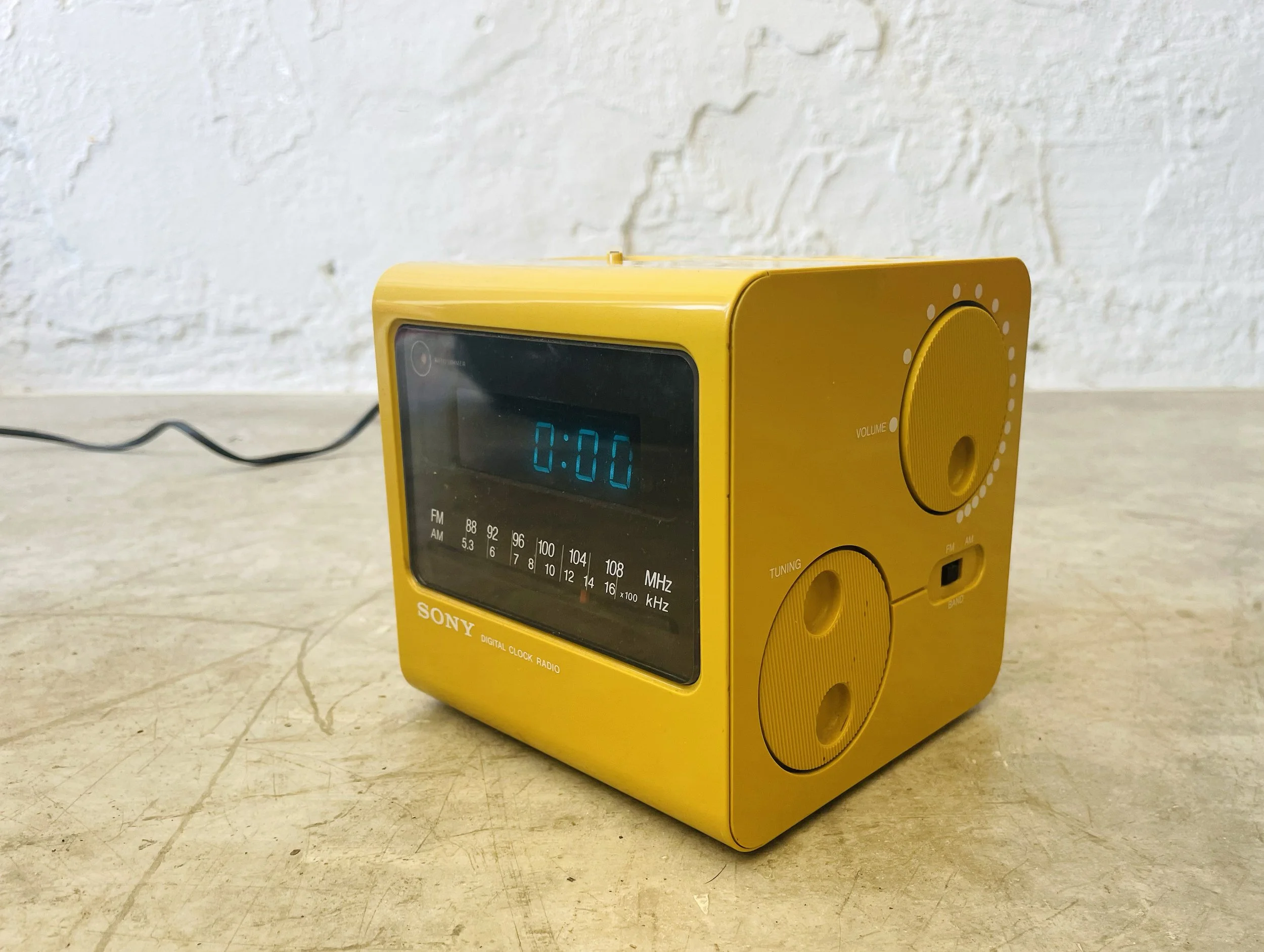 Radio and alarm clock, 1980s