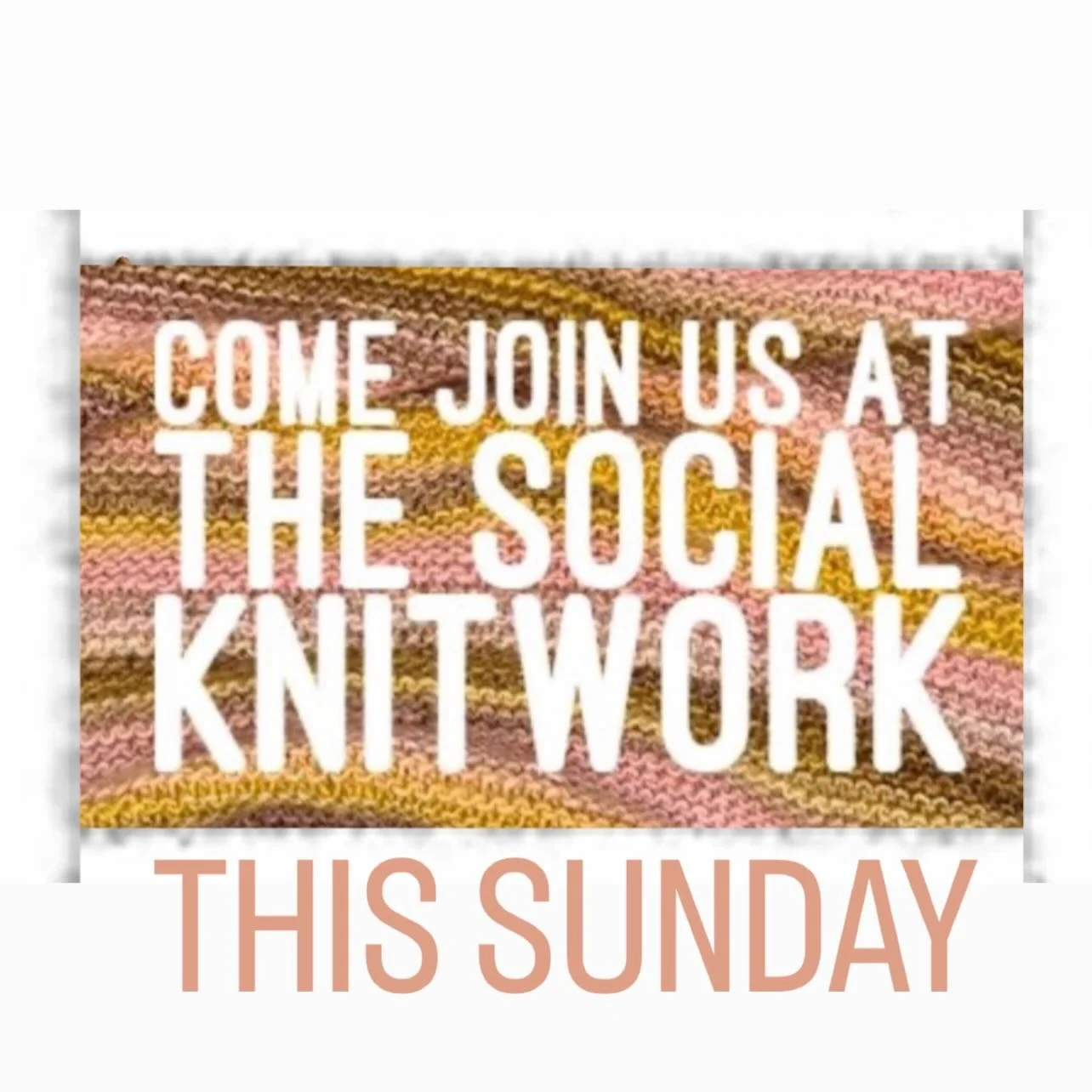 Registrations close Friday for our annual event &lsquo;The Social Knitwork&rsquo;. We hope to see you there this Sunday! 

This year we&rsquo;re delighted to welcome a dedicated vendor and staff member from The Big Issue, along with Sally Beard, CEO 