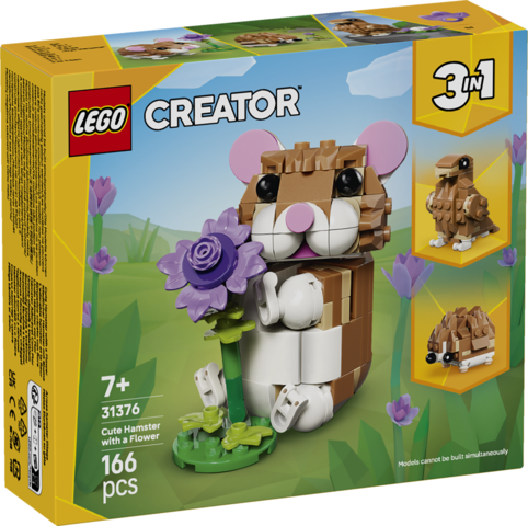 Lego Creator 31376  Cute Hamster with a Flower 3 in 1