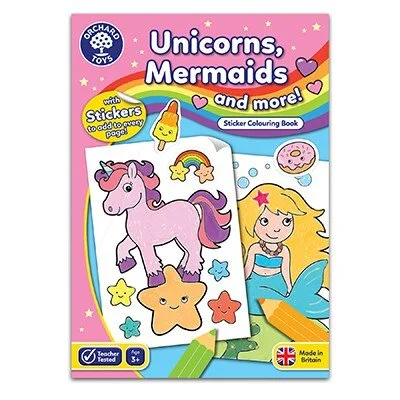 Orchard Toys Colouring Book Unicorns, Mermaids  and More