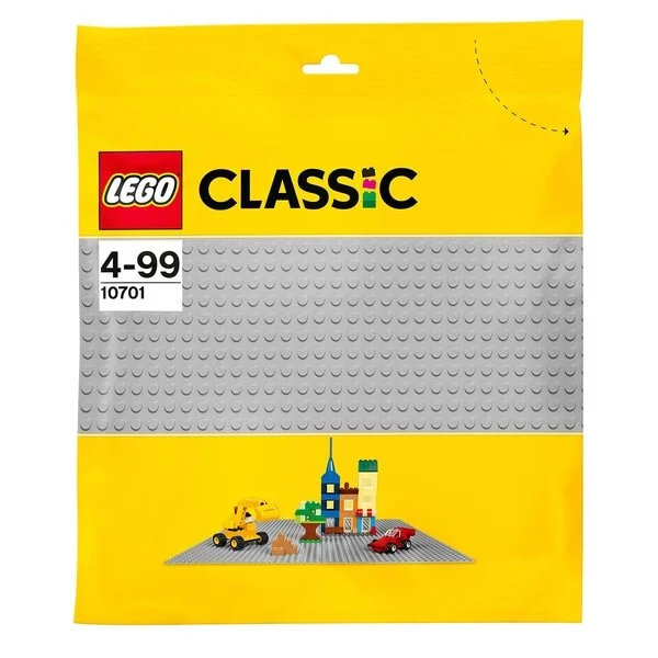 LEGO Classic Grey Baseplate 10701