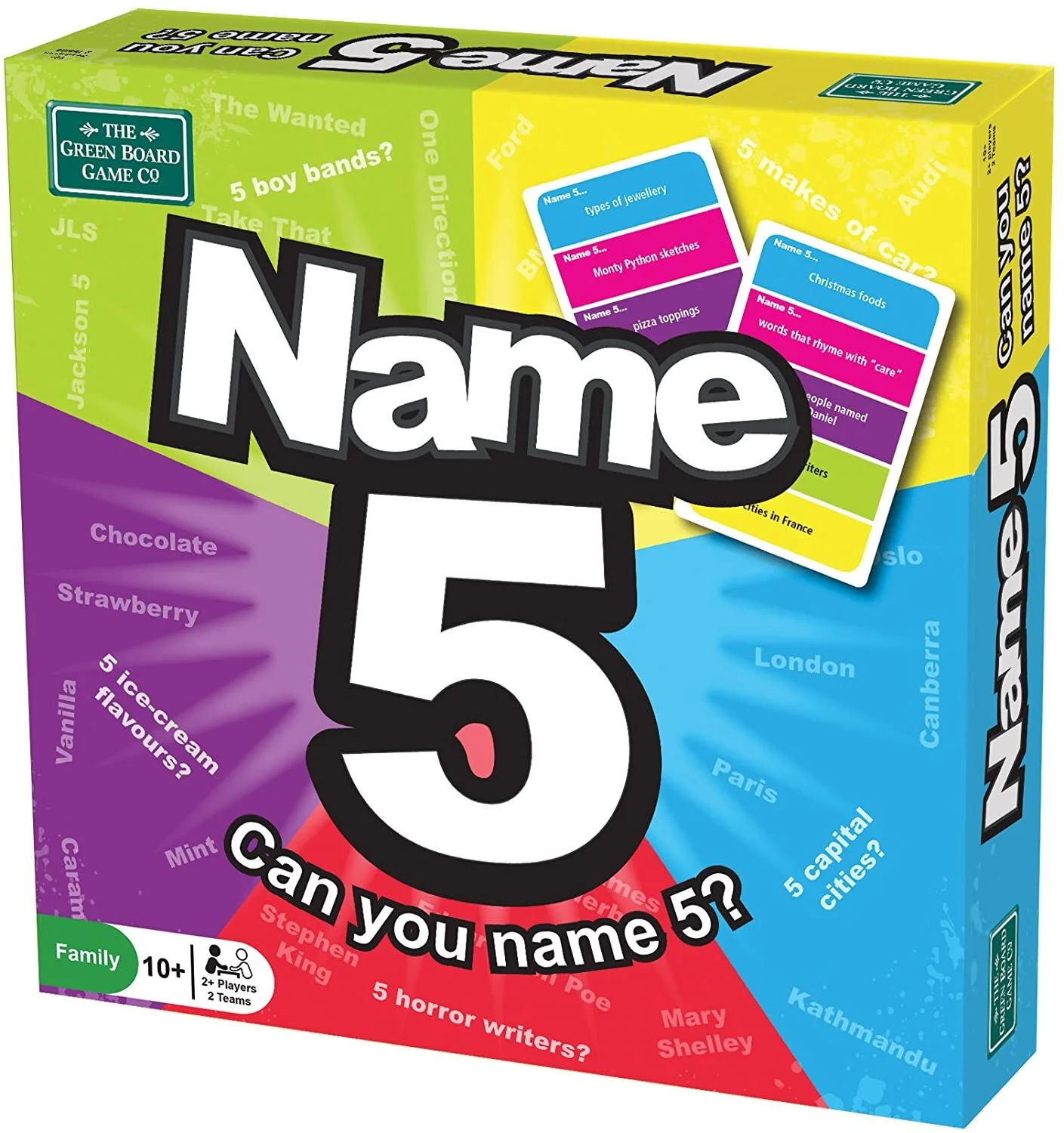 Name 5 Game | Toys Bikes Games Toy Shop Kingsbridge Salcombe Devon