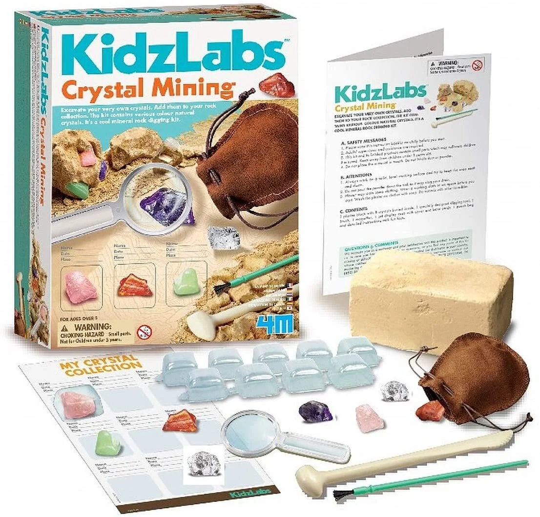Crystal Mining set - 4M Kidzlab