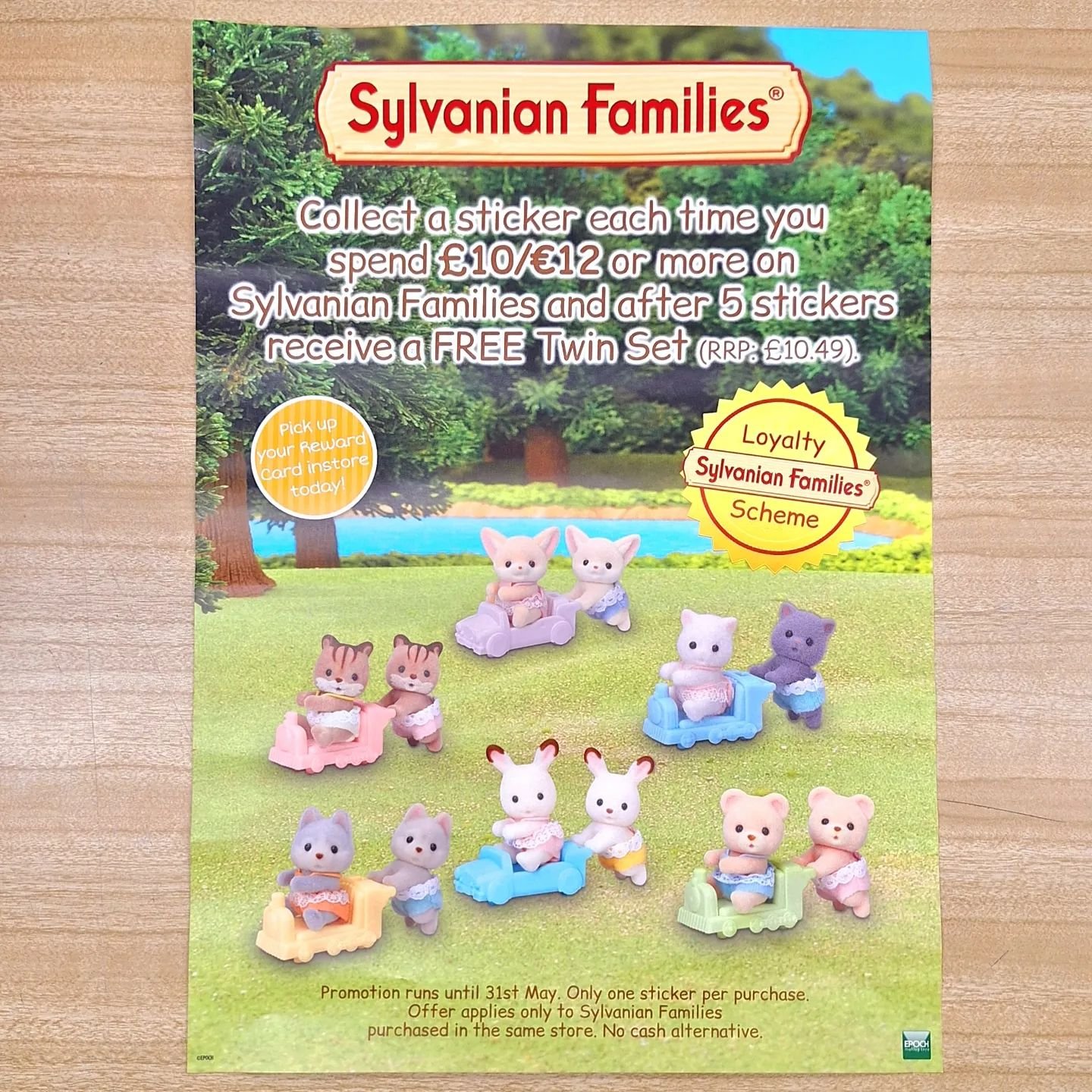 🐰SYLVANIAN FAMILIES LOYALTY CARD🐰

We have an all NEW @sylvanianfamilies_uk  LOYALTY CARD for you!

All you have to do is...

🐹 Ask in store for your SYLVANIAN FAMILIES LOYALTY CARD.

🐻&zwj;❄️ Take a look at our large range of SYLVANIAN FAMILIES.
