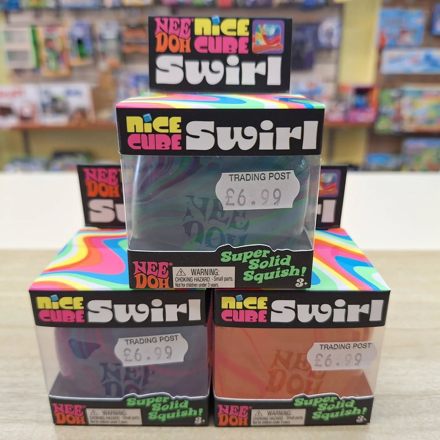 NEW IN...🌈🧊NEEDOH NICE CUBE SWIRL🧊🌈

#needoh #nicecube #nicecubeswirl #fidgettoys #toyshop #kingsbridge #devon