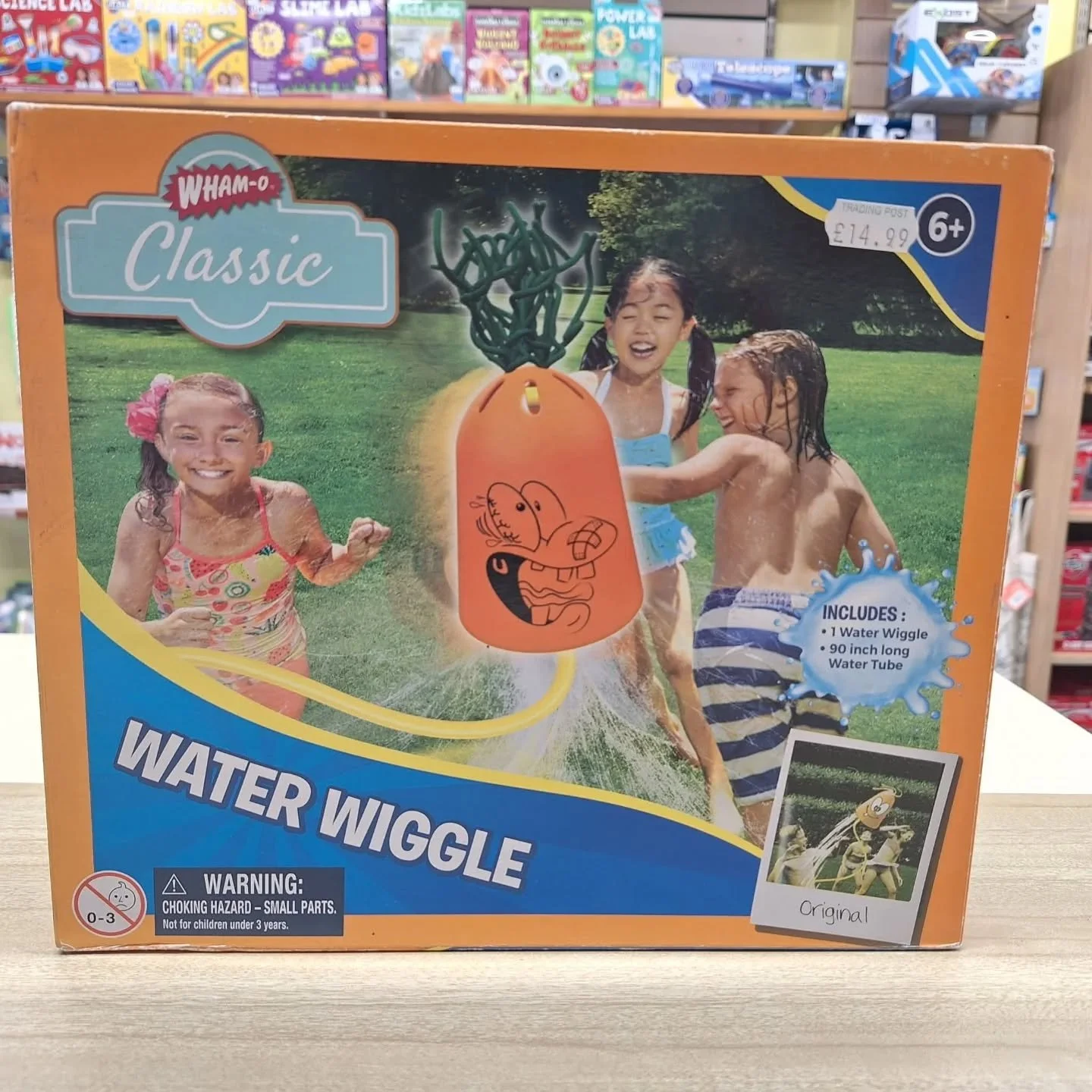 Keep cool this BANK HOLIDAY WEEKEND without waiting for the padding pool to fill with this WATER WIGGLE &amp; SPLASH PAD.

We are OPEN EVERY DAY of BANK HOLIDAY WEEKEND,
Saturday 9-5
Sunday 10-4
Monday 10-4.

#bankholidayweekend #bankholiday #toyshop