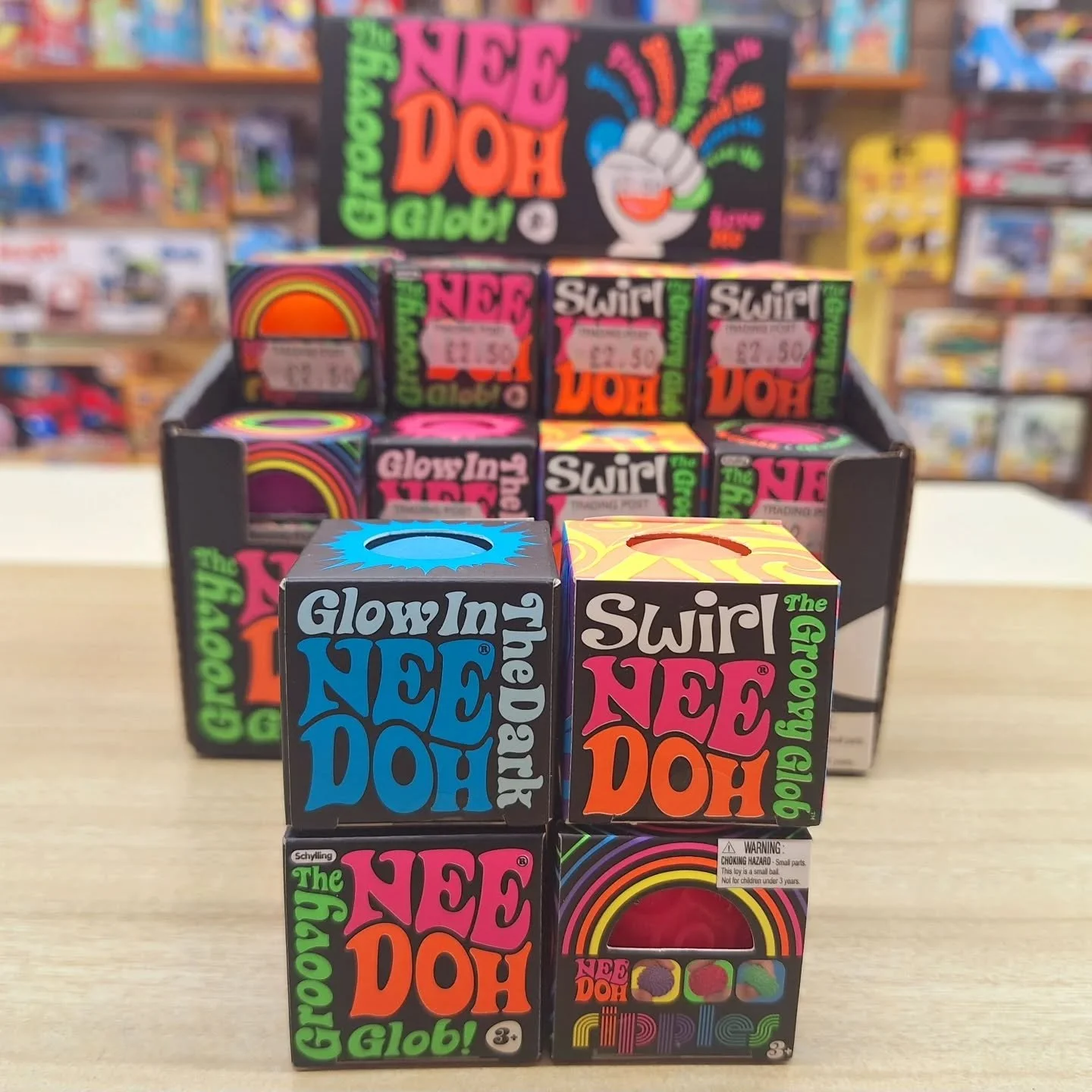 🌟TODAY'S BEST SELELRS 🌟

Teenie Needohs, &pound;2.50 each!

Perfect for pocket money, half term treats &amp; stocking fillers!

#needoh #needoh #pocketmoney #halfterm #toyshop #kingsbridge #devon