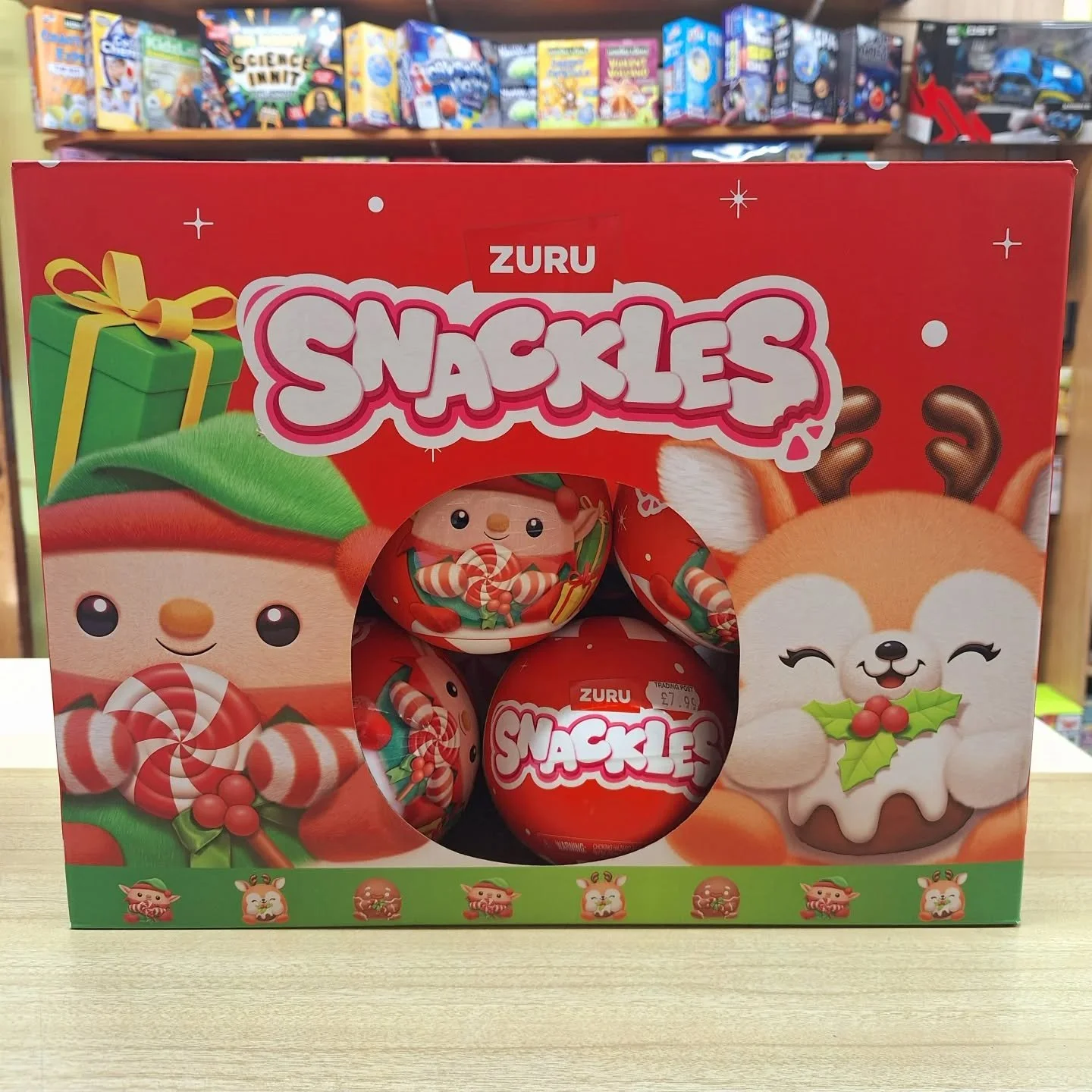 🍩🎅🏽CHRISTMAS SNACKLES are here!🎅🏽🍩

🍭&pound;7.99 Each.🍭