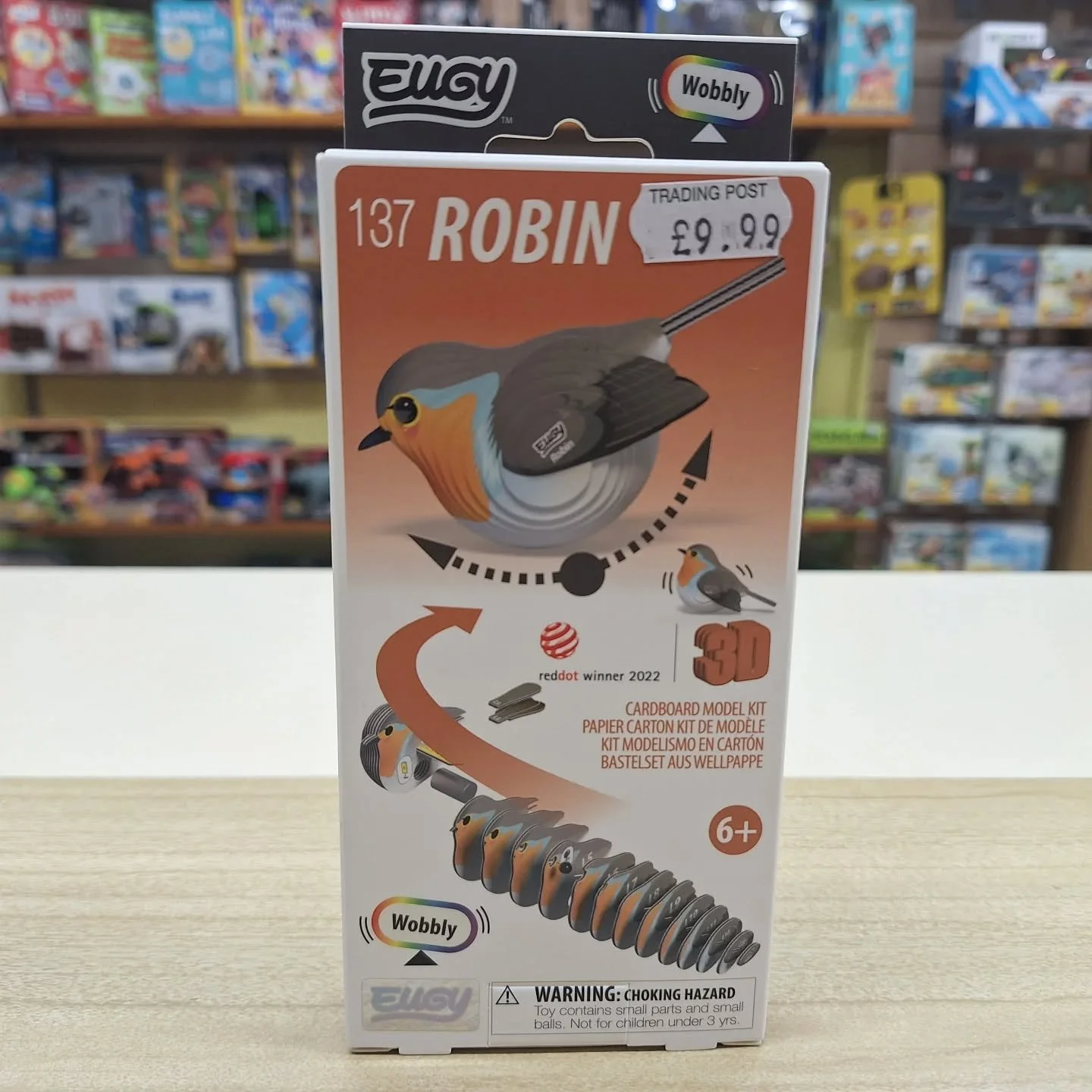 Look who has rocked up just in time for Christmas....🐦A EUGY ROBIN! 🐦

🐡Pop in and see which other new EUGY has arrived🐡

#eugy #eugys #robin #Christmasgiftideas #toyshop #kingsbridge #devon