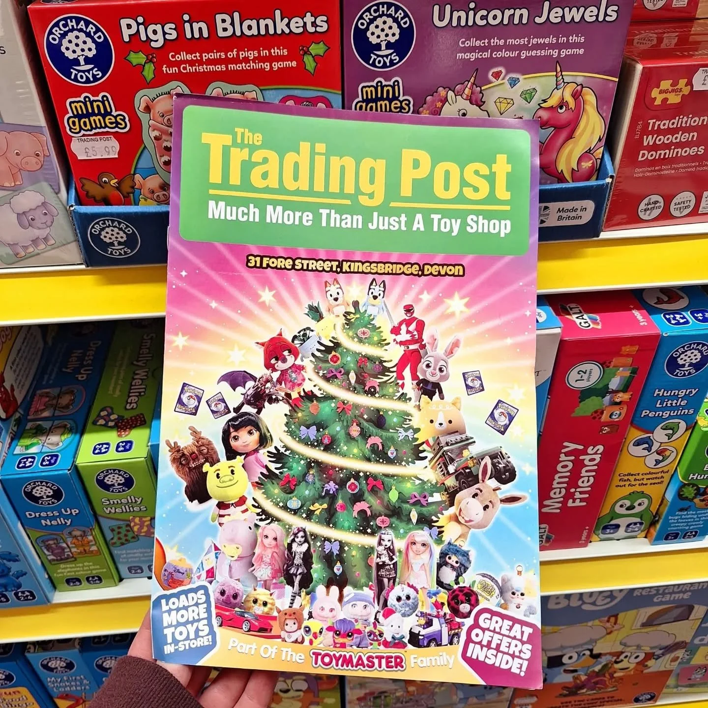 Have you picked up your copy of our CHRISTMAS CATALOGUE yet? 

Its full of gift ideas for the whole family, but don't forget we have 100s more toys, games, &amp; gifts in store! 

#christmascatalogue #toyshop #giftideas #halfterm #kingsbridge #devon