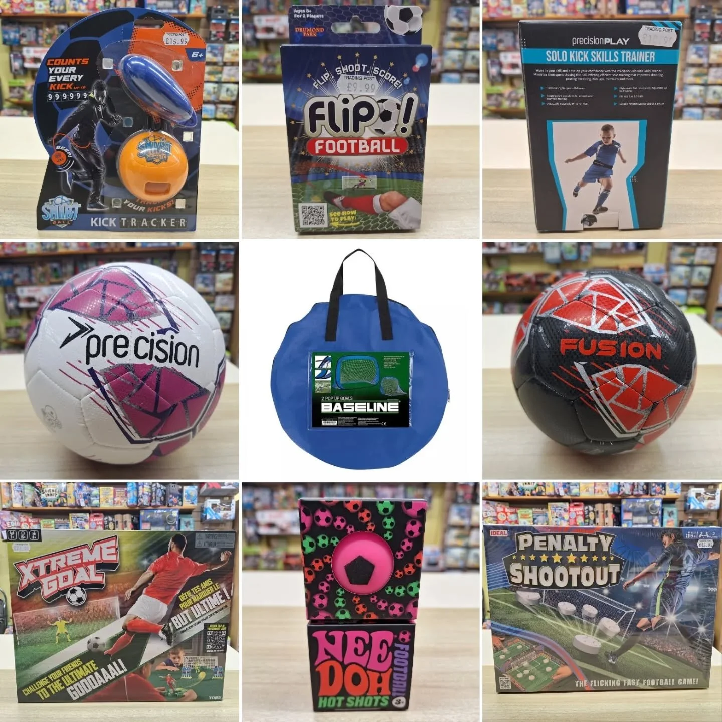 Here are some 🎁 GIFT IDEAS 🎁 for the ⚽️FOOTBALL FAN⚽️ in your life, starting at just &pound;3.99.

#football #footballgiftideas #toyshop #kingsbridge #devon