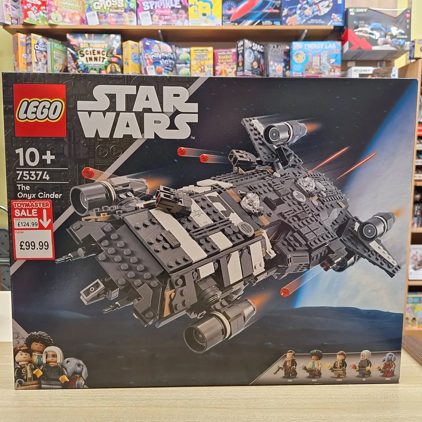 🎈SAVE &pound;25🎈

LEGO STAR WARS THE ONYX CINDER 75374 is now &pound;99.99 reduced from &pound;124.99.

The perfect gift for the STAR WARS fan in your life! 

Pop in to see our other SPECIAL OFFERS on LEGO! 

#lego #legosale #legostarwars #toyshop