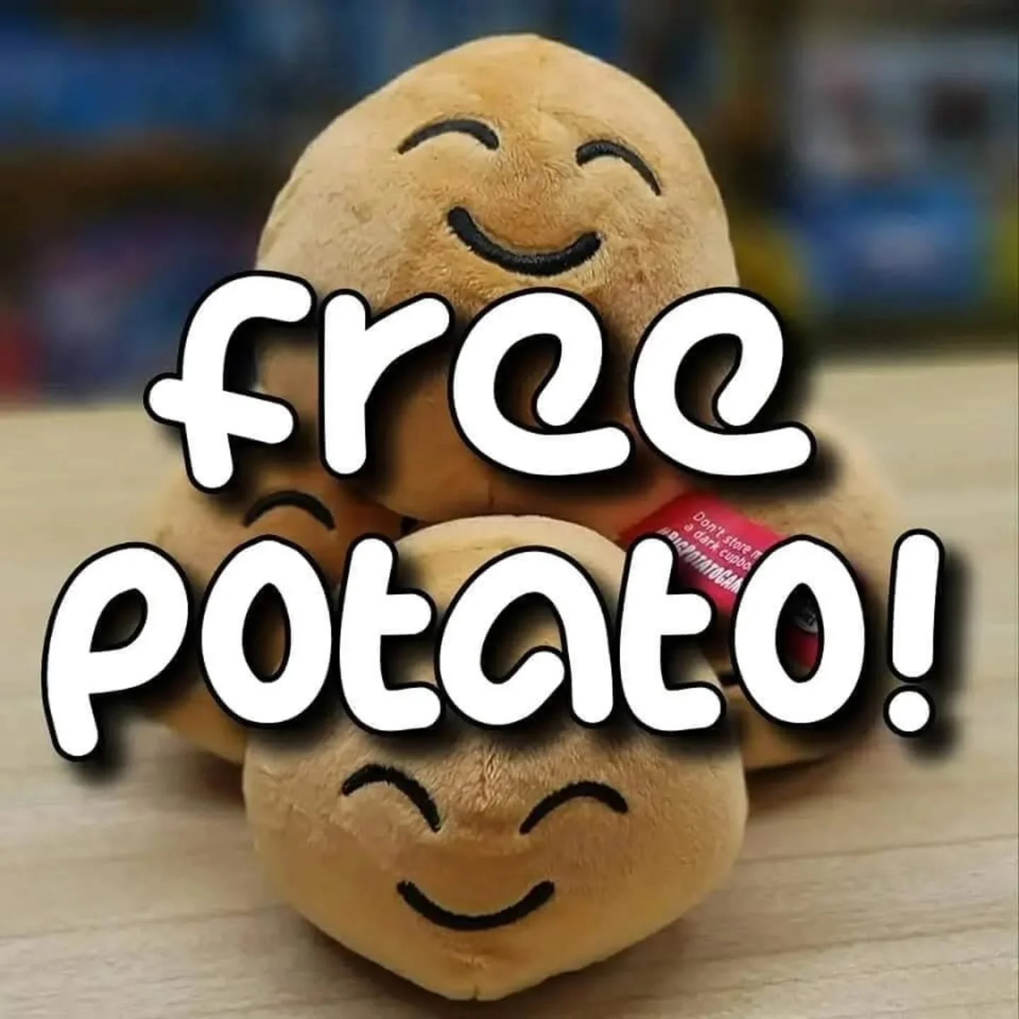 🥳🥔Bring in the NEW YEAR with a NEW GAME &amp; a FREE POTATO!🥔🥳

Buy any @bigpotatogames GAME &amp; recieve a FREE PLUSH POTATO!

Pop in to see our full range if GAMES FOR THE WHOLE FAMILY! 

(while stocks last, one per customer, no alternative)

