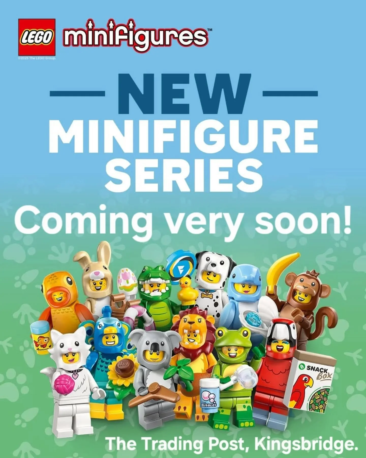⭐️COMING VERY SOON - Watch this space!⭐️

Which one is on your wish list?
🐶🐊🦜🦈🐰🦚🐱🐒🐨🐟🦁🐸

#legominifigures #lego #toyshop