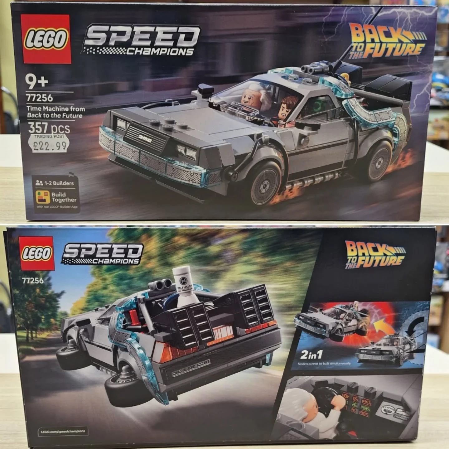 😲Look what arrived today...LEGO Speed Champions : "Time machine from Back To The Future".

⚡️You can it find alongside all our other LEGO SPEED CHAMPIONS sets &amp; on our website!⚡️

#lego #backtothefuture #delorean #toyshop #delorean