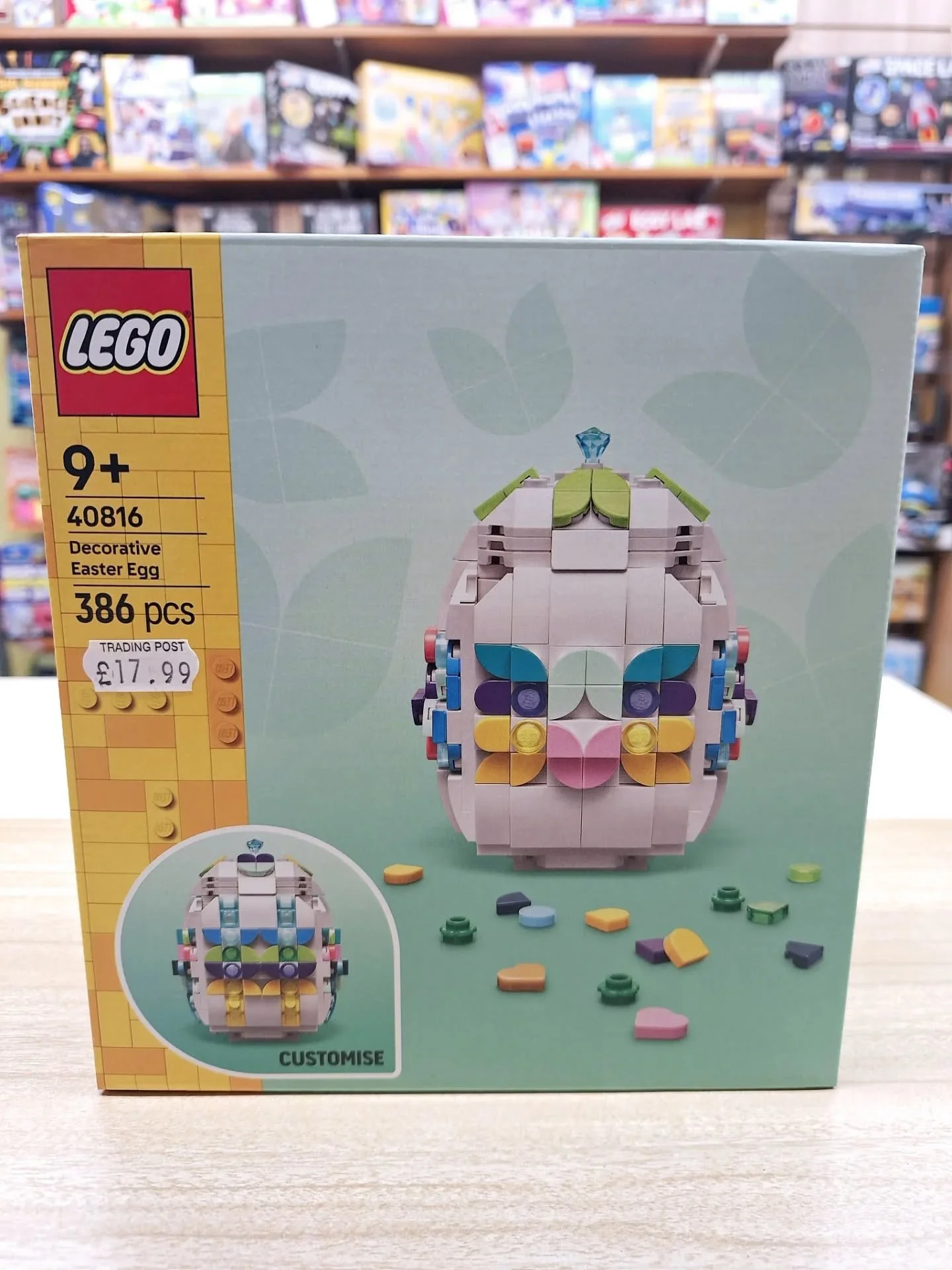 TOO SOON?!

🐣🐥NEW EASTER LEGO🐥🐣

🥚Decorative Easter Egg 40816 - &pound;17.99

🐰 Eater Bunny and Chick Egg Hunt 4080 - &pound;10.99

Watch this space to see what other LEGO arrived today!