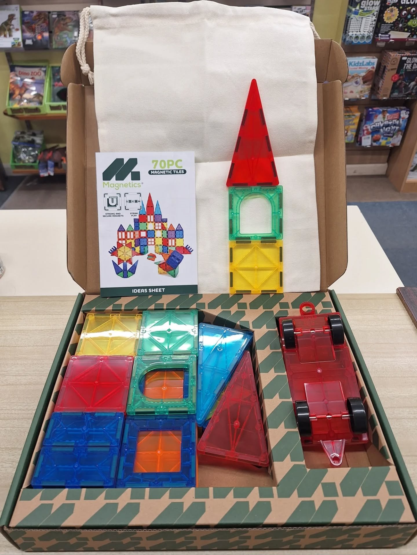 ⭐️NEW IN⭐️

🧲MAGNETICS - MAGNETIC TILES🧲

Take a look at the 3 different sets we now have in stock!

🏰 70 Piece Set &pound;34.99

🐳 30 Piece Set &pound;24.99

🦖 30 Piece Set &pound;24.99

Pop in and see them for yourself!