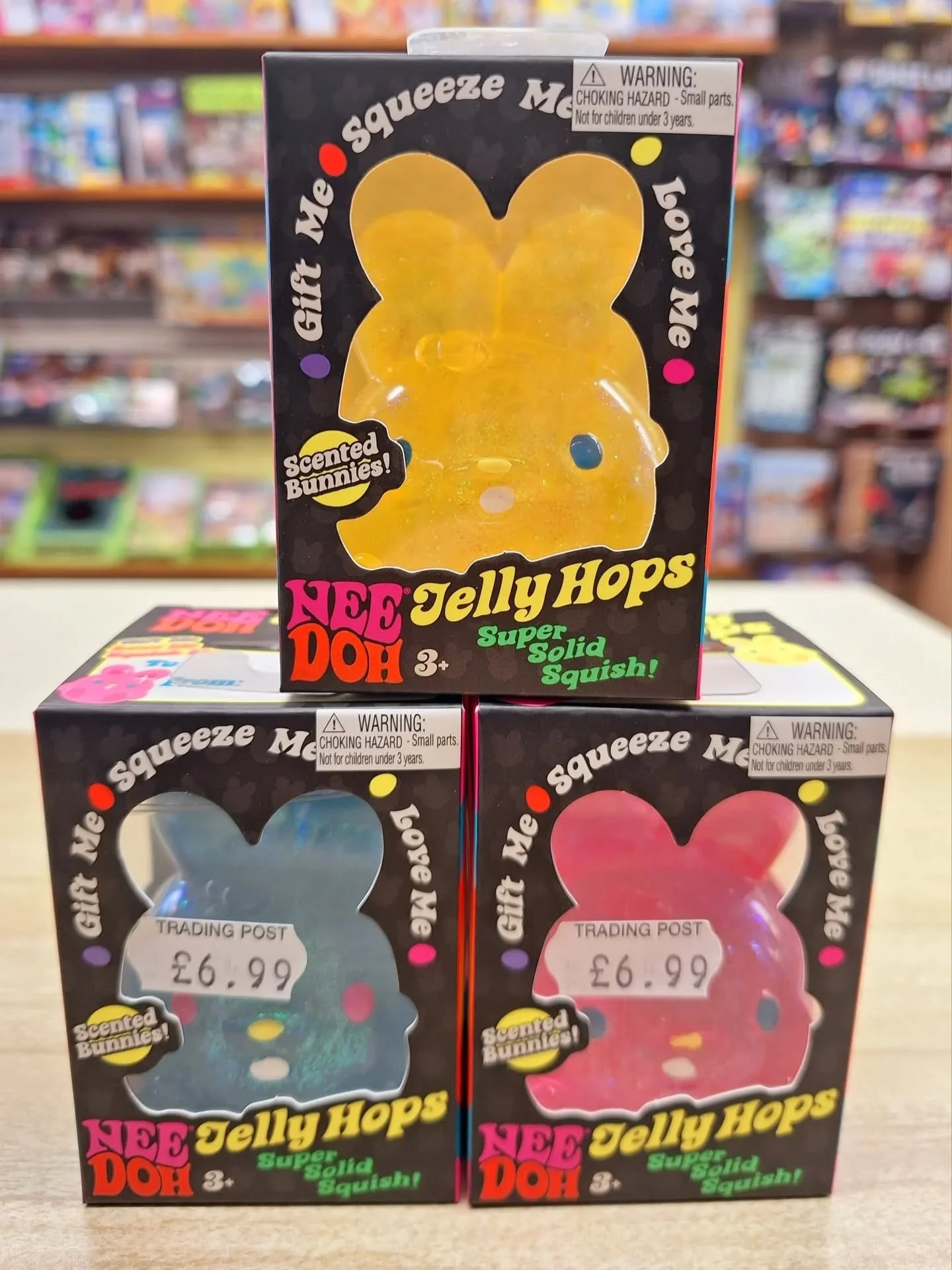 🎉NEW NEEDOHS!!!🎉

We've had a NEEDOH delivery,  NICE BERGS are back along side FUZZ BALLS, SPLOOT SPLATS and the new SCENTED JELLY HOPS!

Pop in a see them all today and keep an eye out for another NEEDOH delivery soon with lots more BRAND NEW NEED
