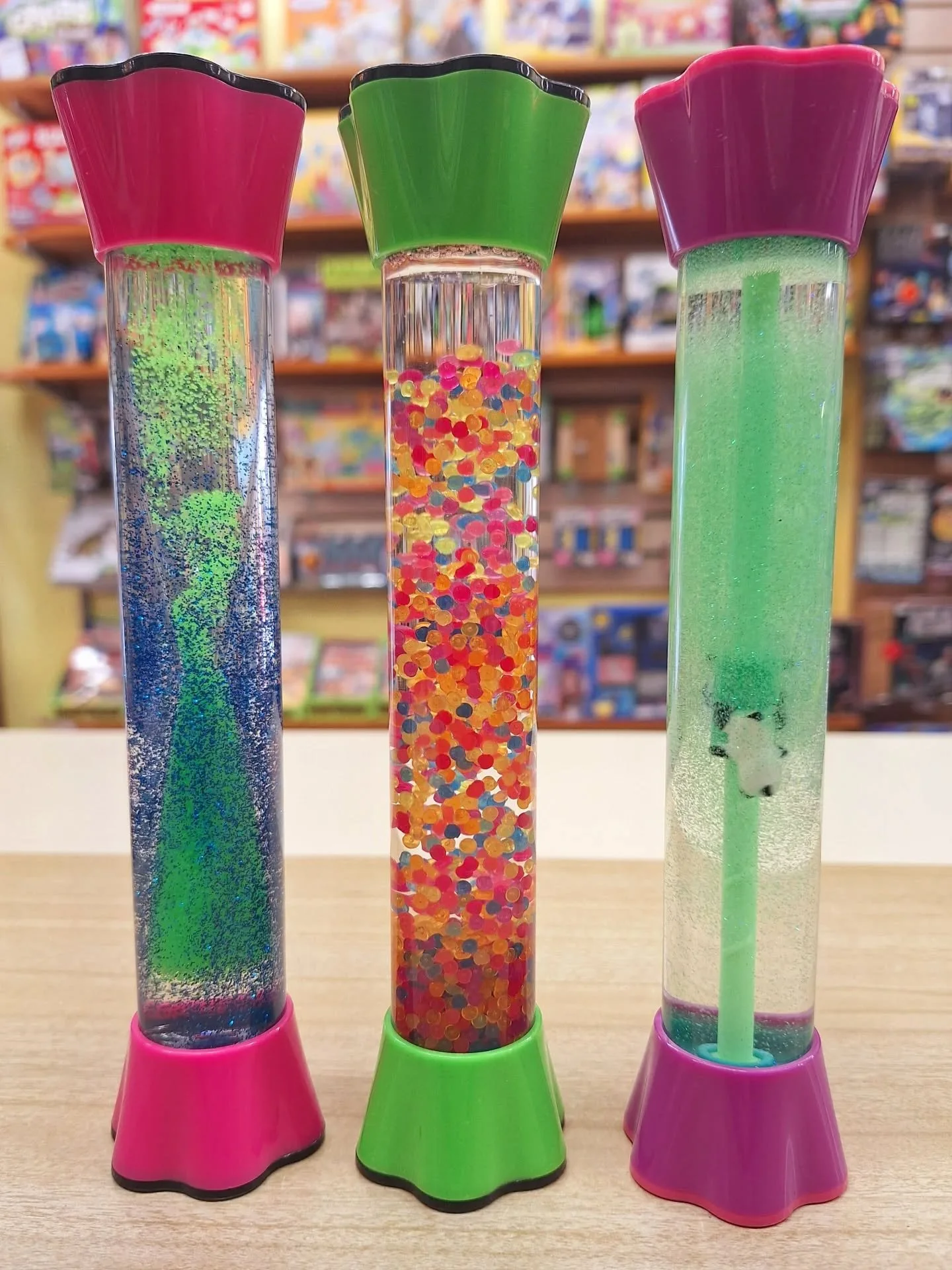 🫧🌪✨️NEW IN✨️🌪🫧

Sensory Shakers have arrived!

Six memorising tubes to choose from.

You will find them along side our other sensory and fidget toys.

#fidgetyoys #Sensorytoys #pocketmoneytoys