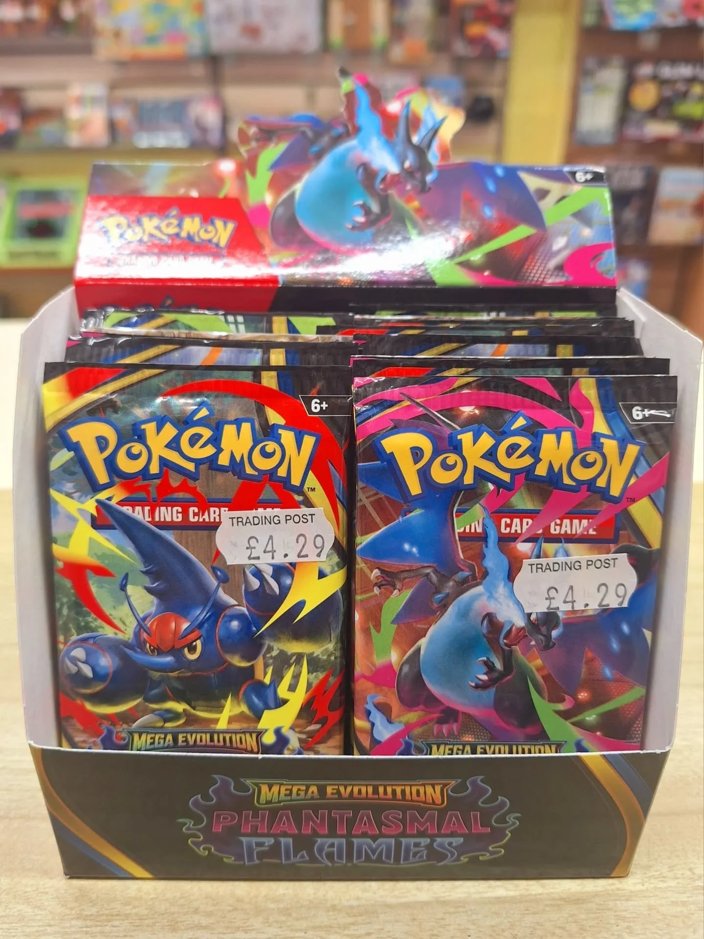 ⭐️POKEMON DELIVERY!⭐️

Booster Packs &amp; Mini Tins are BACK IN STOCK!

Pop in to see our full range of POKEMON!
