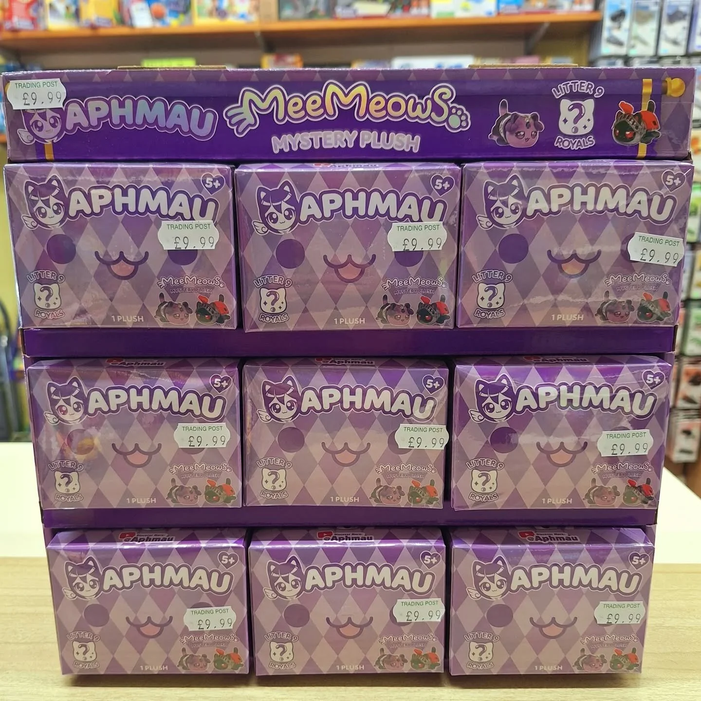 👑🐱New APHMAU MEEMEOWS Mystery Plush, Litter 9, ROYALS have arrived!🐱👑