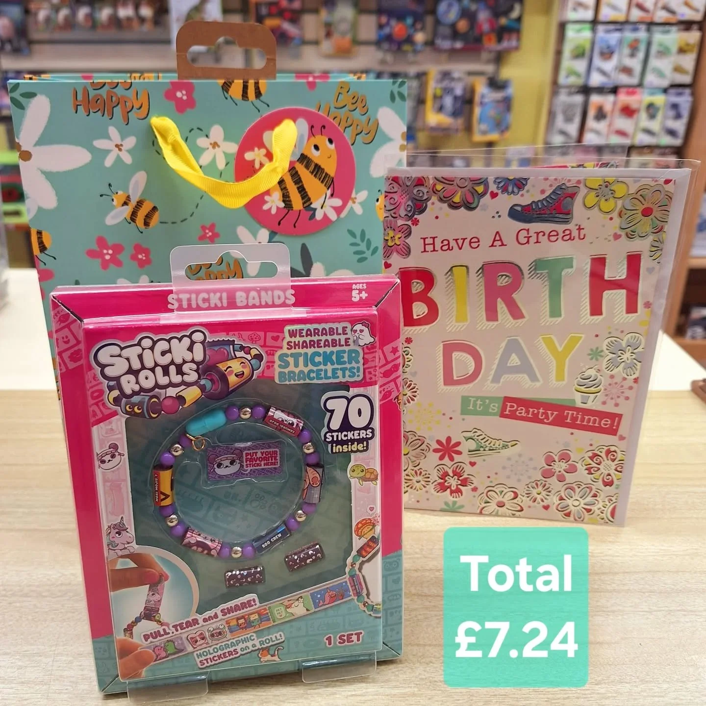 🎈🎁PARTY PRESENTS🎁🎈

Do you have another PARTY this weekend?

Here are just some of our ideas for PARTY PRESENT for &pound;10(ish) which INCLUDES; 
🎁 THE PRESENT
🎁 THE CARD
🎁 THE GIFT BAG or WRAP!

We have plenty more present ideas in store, pl