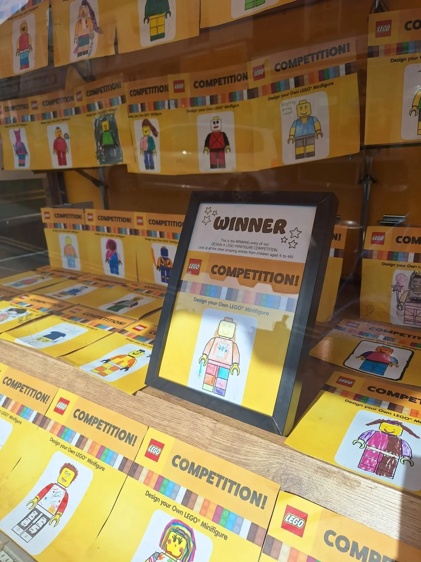👀Have you seen our window this week?👀

It's full of all our DESIGN A LEGO MINIFIGURE COMPETITION entries and it is making a lot people smile!

Pop along and see if you can spot yours!