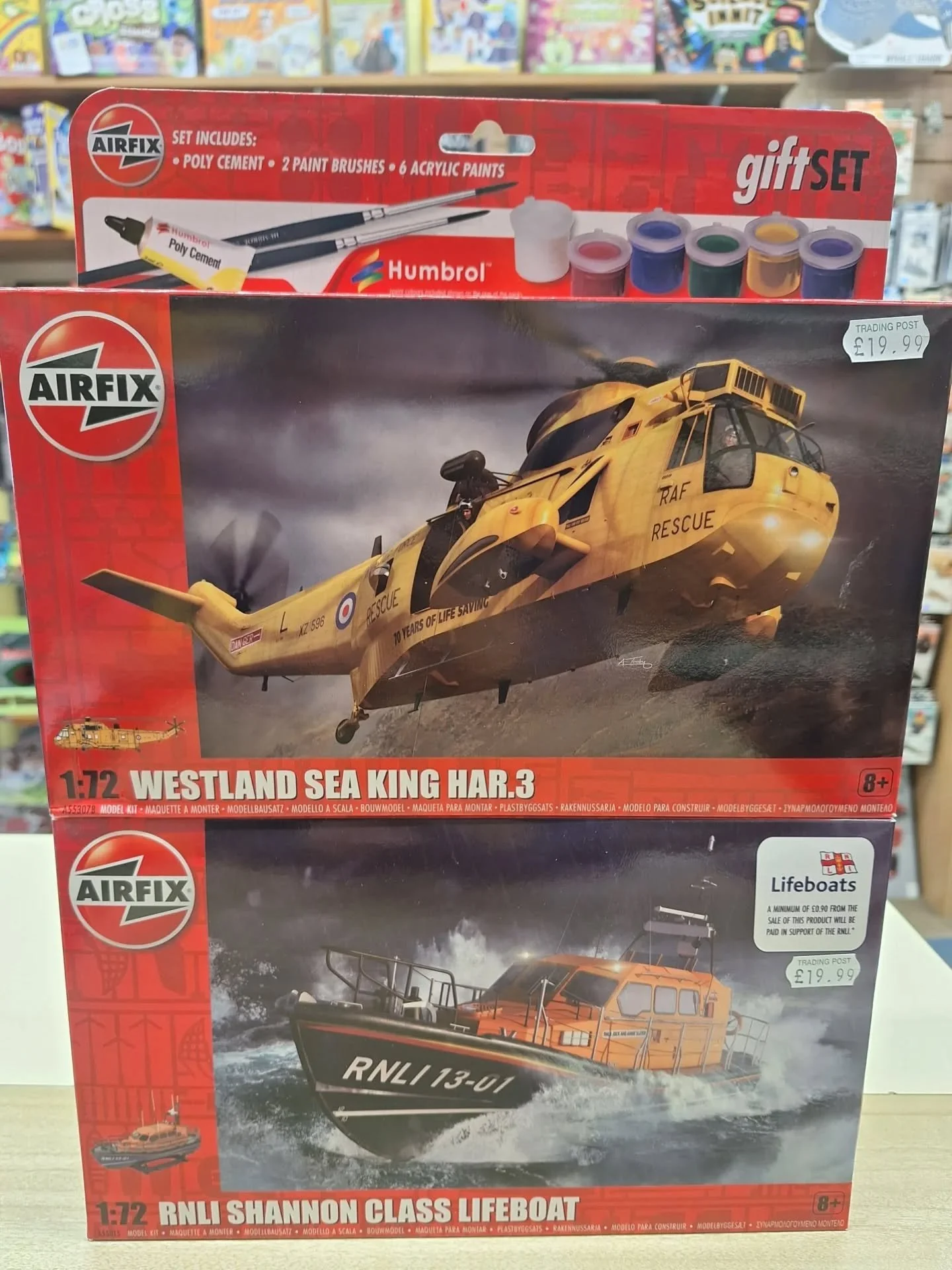 🔴 AIRFIX MODEL KITS 🔴

We now have 20 different model kits to choose from, pop in to see our full range of model kits, paints and accessories.