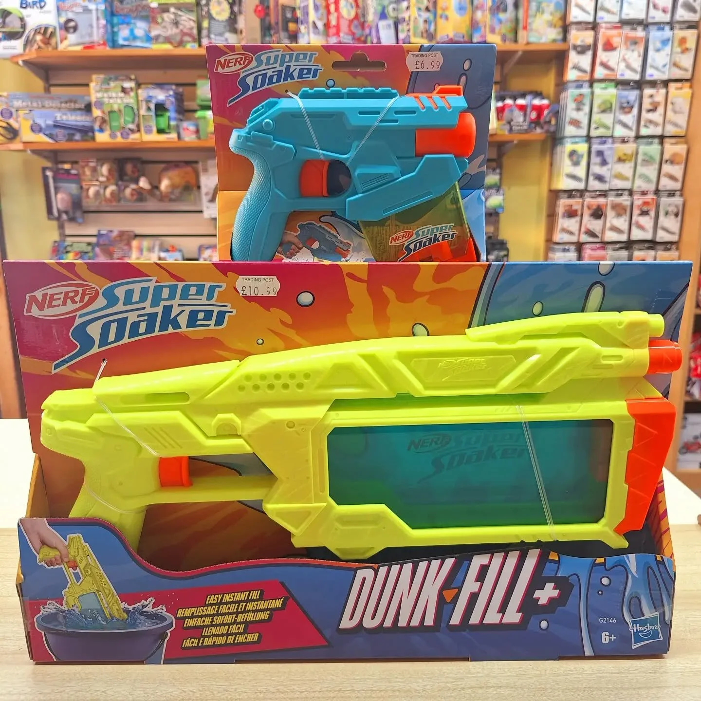 🔫 WATER PISTOLS 🔫

An essential restock today; NERF SUPER SOAKERS!