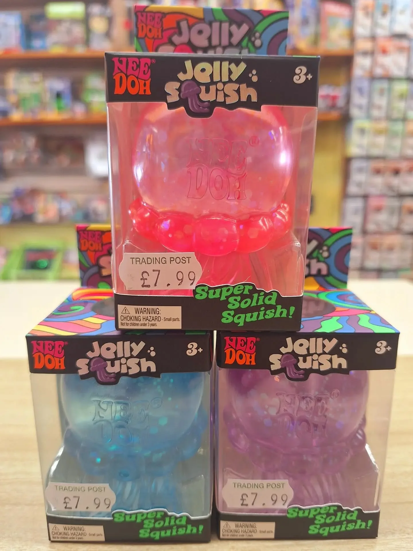 ⚠️🥳WE HAVE NEEDOHS!🥳⚠️

🪼NEEDOH JELLY SQUISH are here🪼

(Please note it is strictly one NEEDOH per person.)