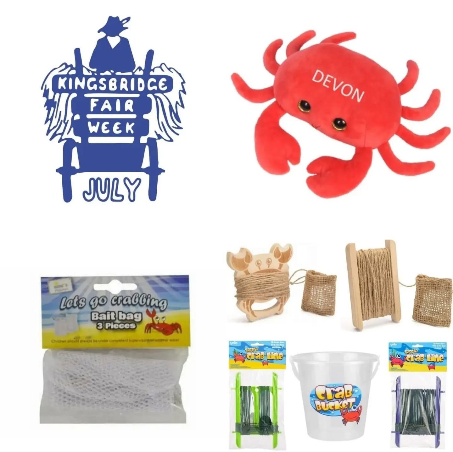 🎠Are you ready for FAIR WEEK?🎠

🦀It is the ANNUAL CRABBING COMPETITION on MONDAY &amp; we have all you CRABBING NEEDS!🦀

We have 5 different CRABBING LINES to choose from, lots of different BUCKETS, BAIT and even replacement BAIT BAGS!  Starting 