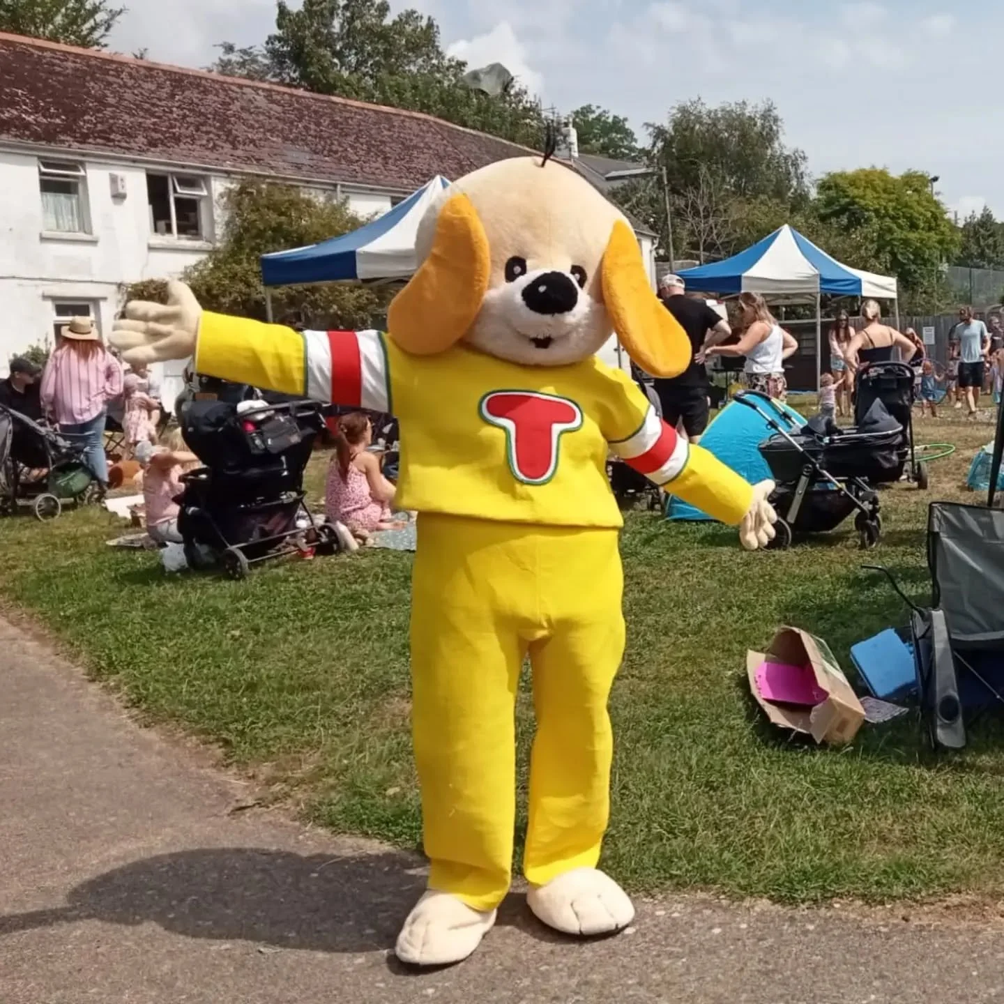 Toby had a great time Kingsbridge Fair Week TEDDY BEAR'S PICNIC yesterday!

Did you spot him there or during the floral dance?