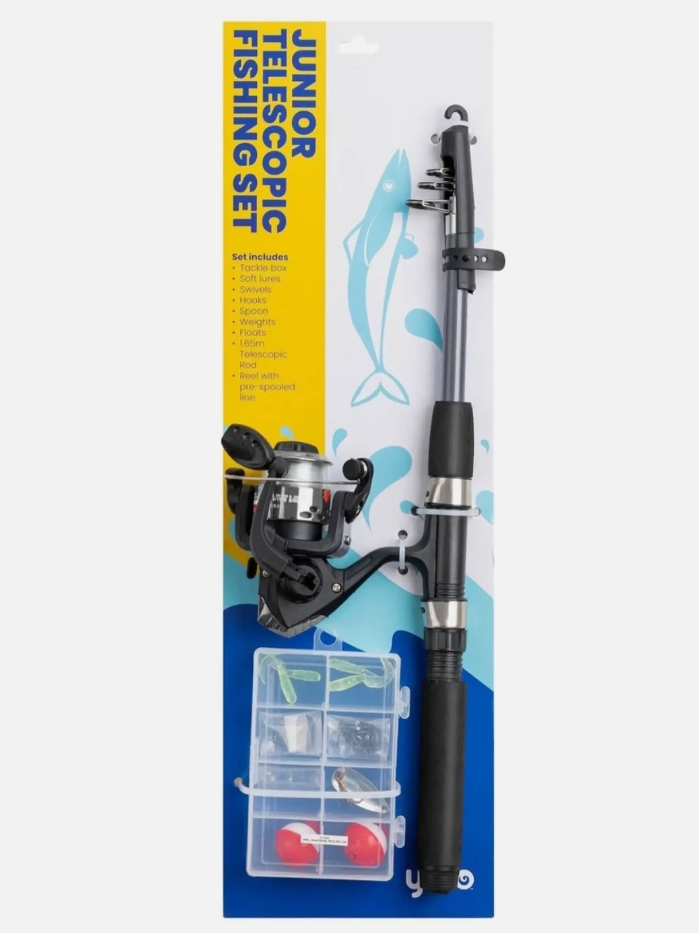 🎣Back in stock!🎣

We have just restocked our junior telescopic fishing set, they have been flying out this week!

You will find them alongside all our 🦀CRABBING LINES &amp; BUCKETS🦀!